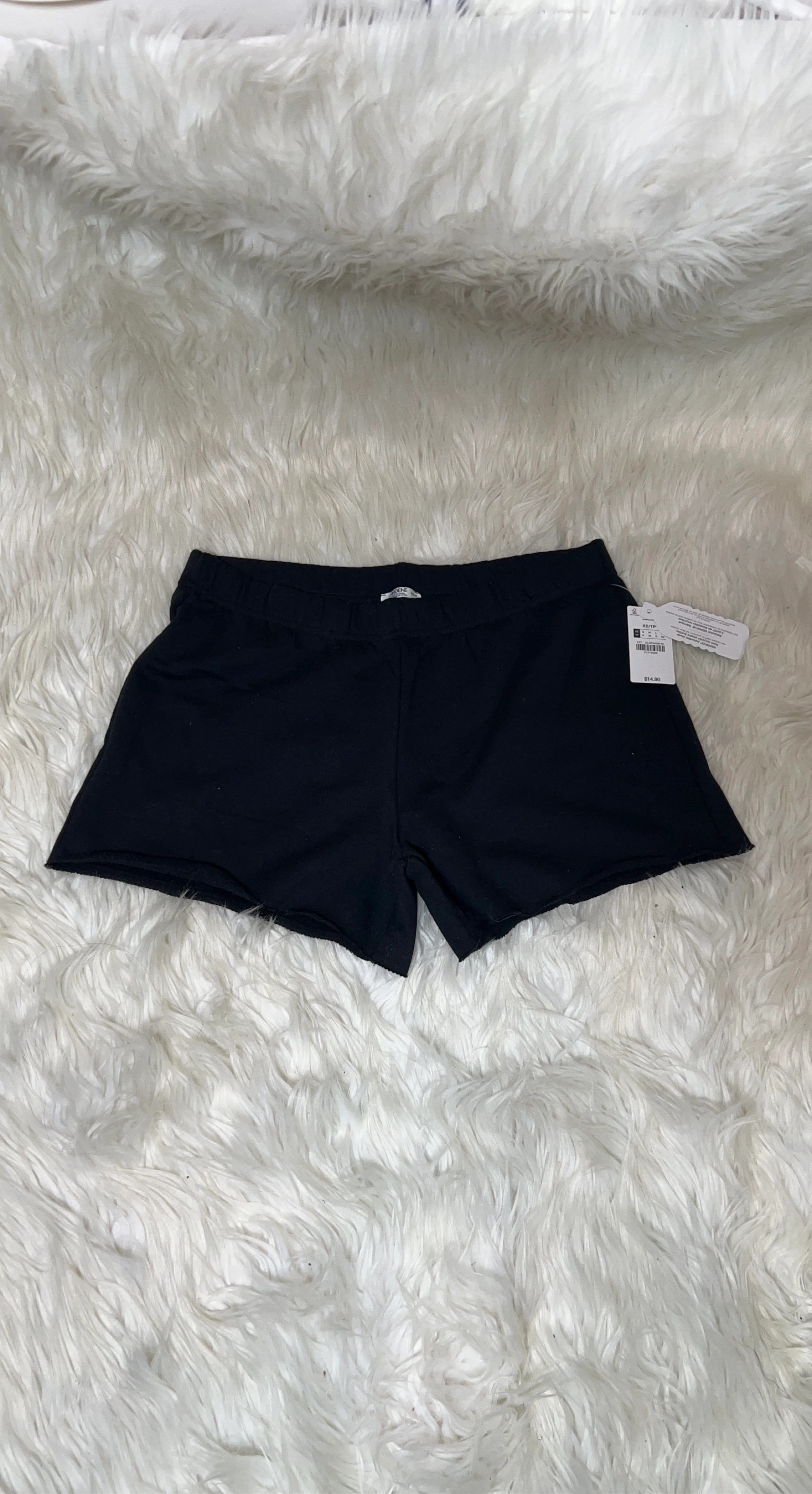 Ardene Black Lounge Shorts XS/TP