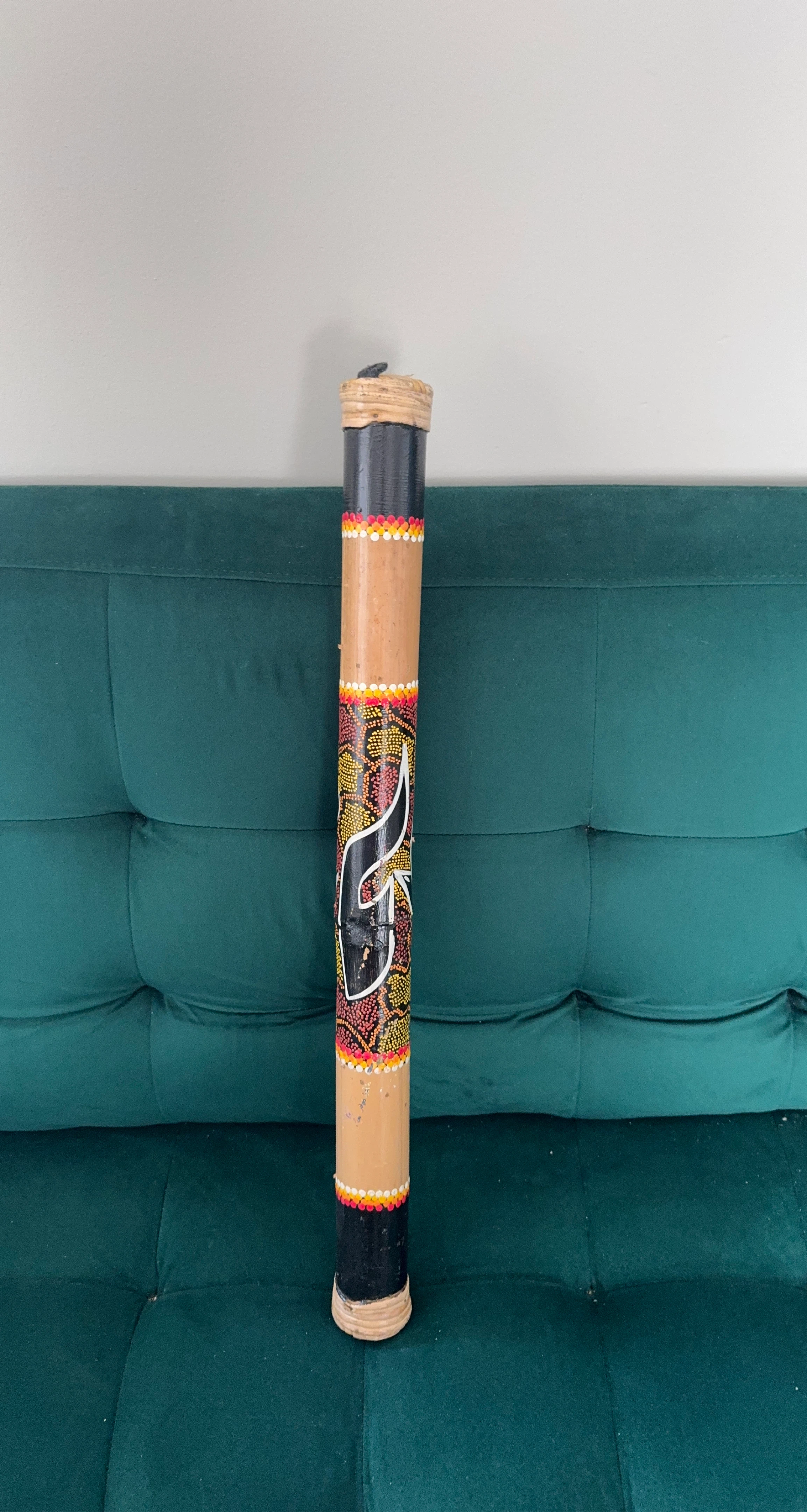 Hand-Painted Bamboo Didgeridoo