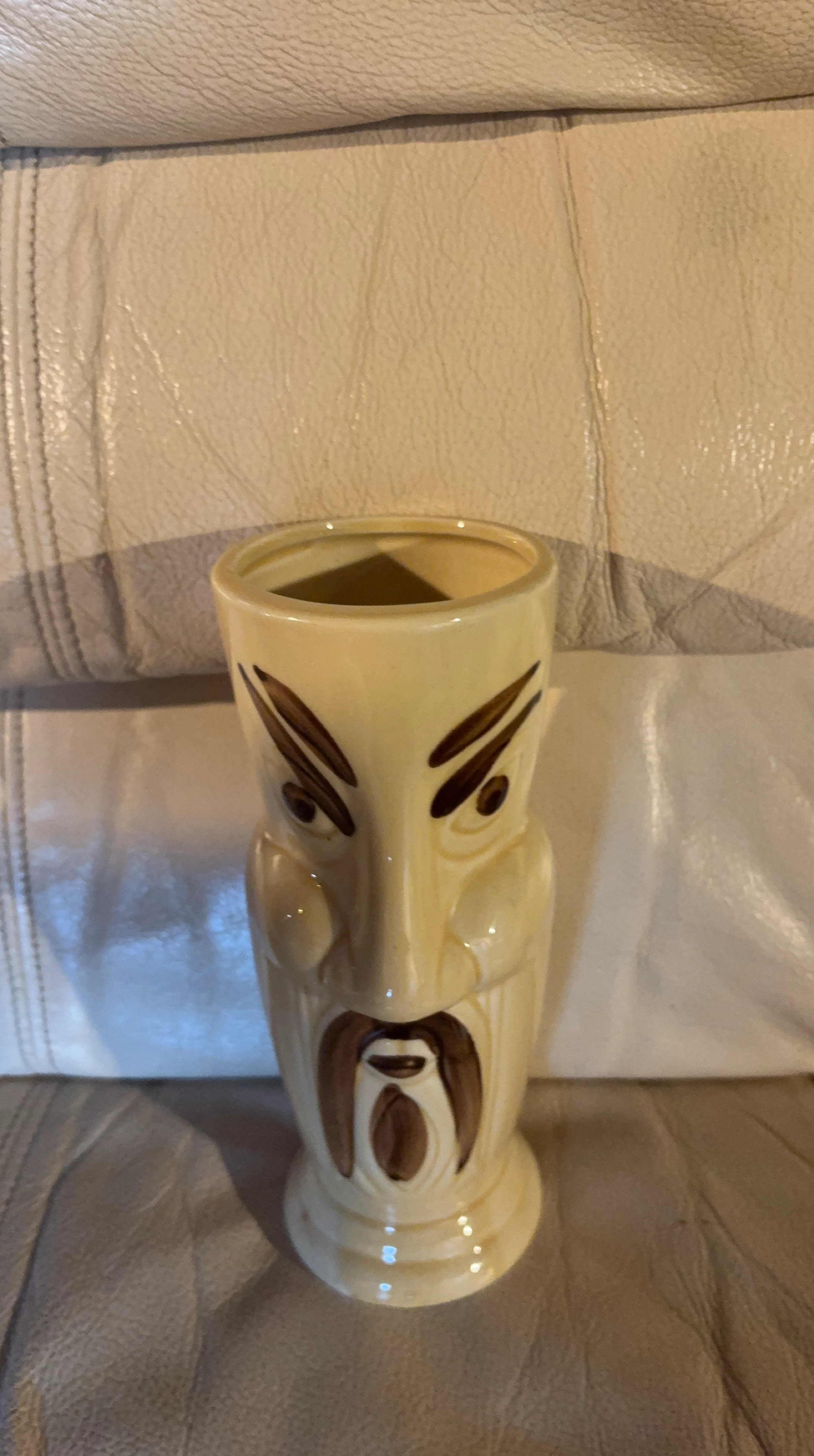Ceramic Tiki Mug - Bearded Man Design