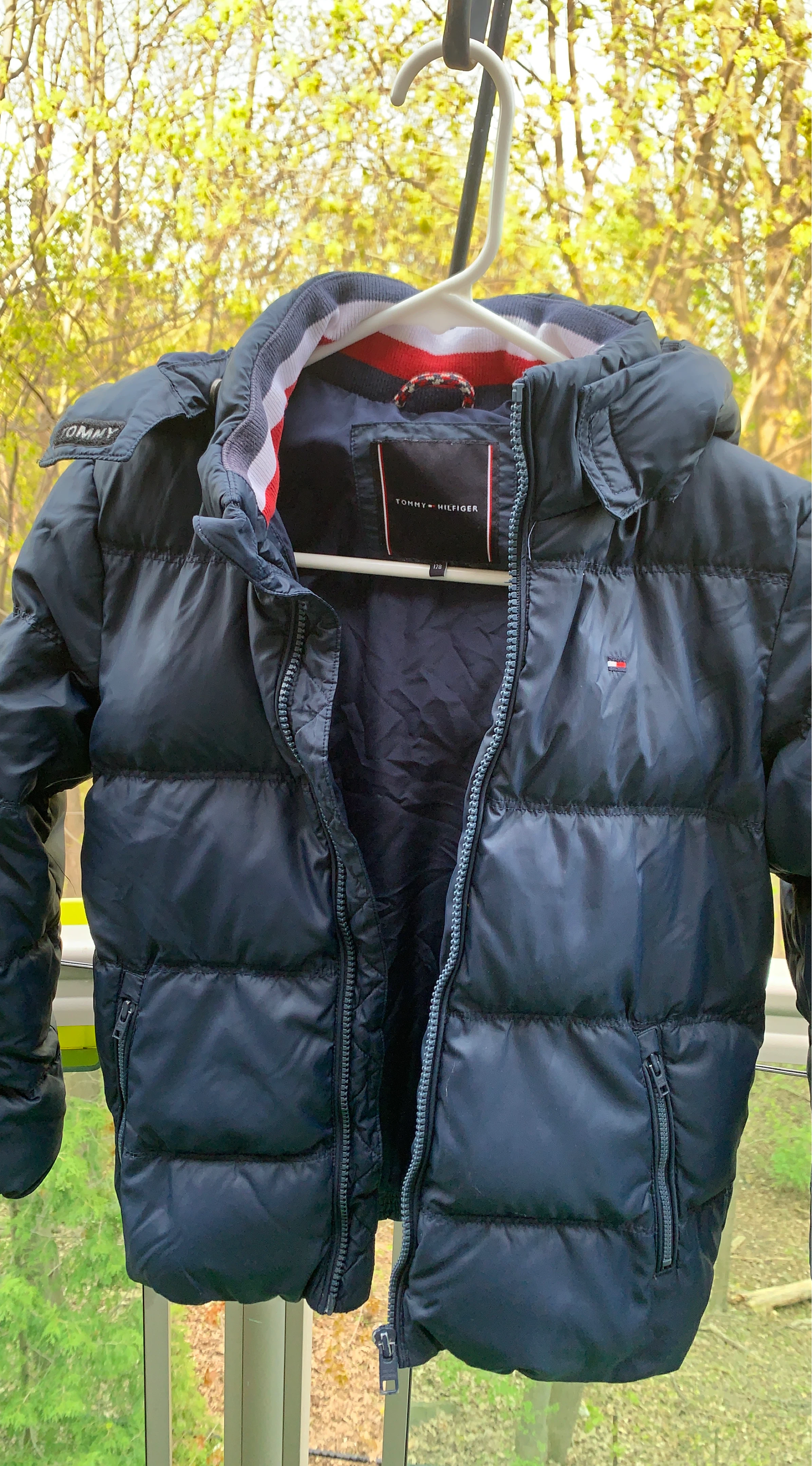 BOY’S Down&FeatherTommy Hilfiger Navy Puffer Jacket