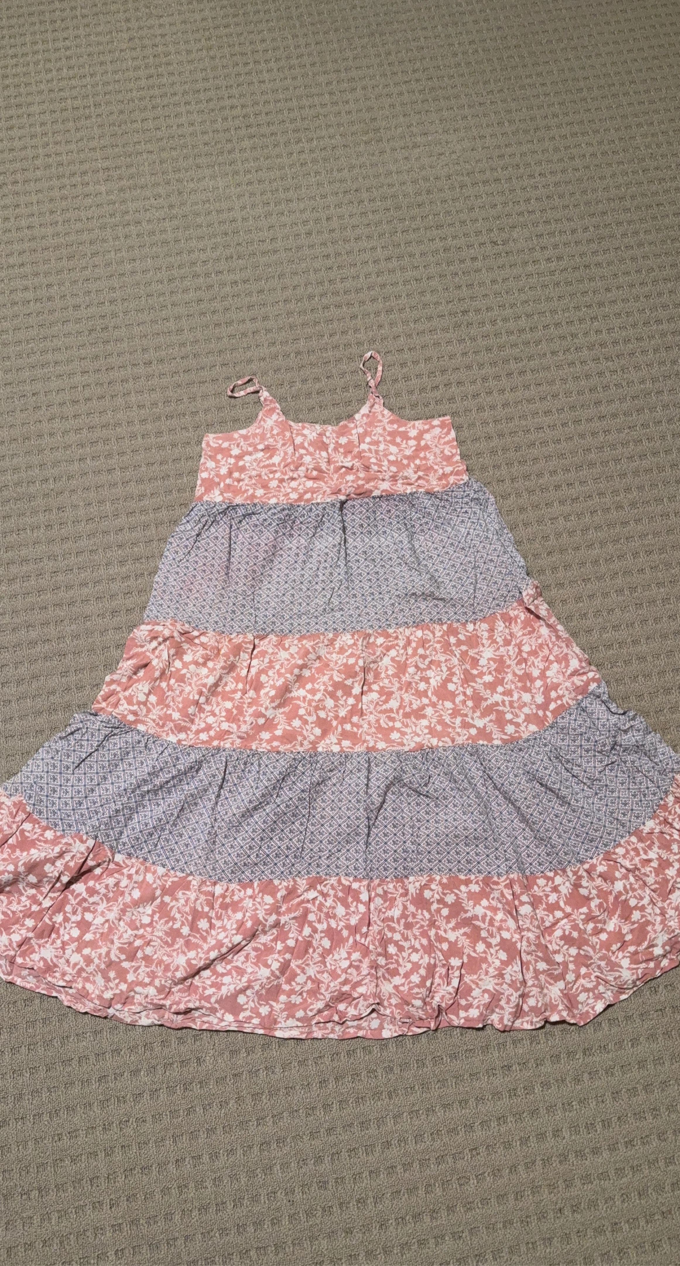 Tiered Floral Maxi Dress