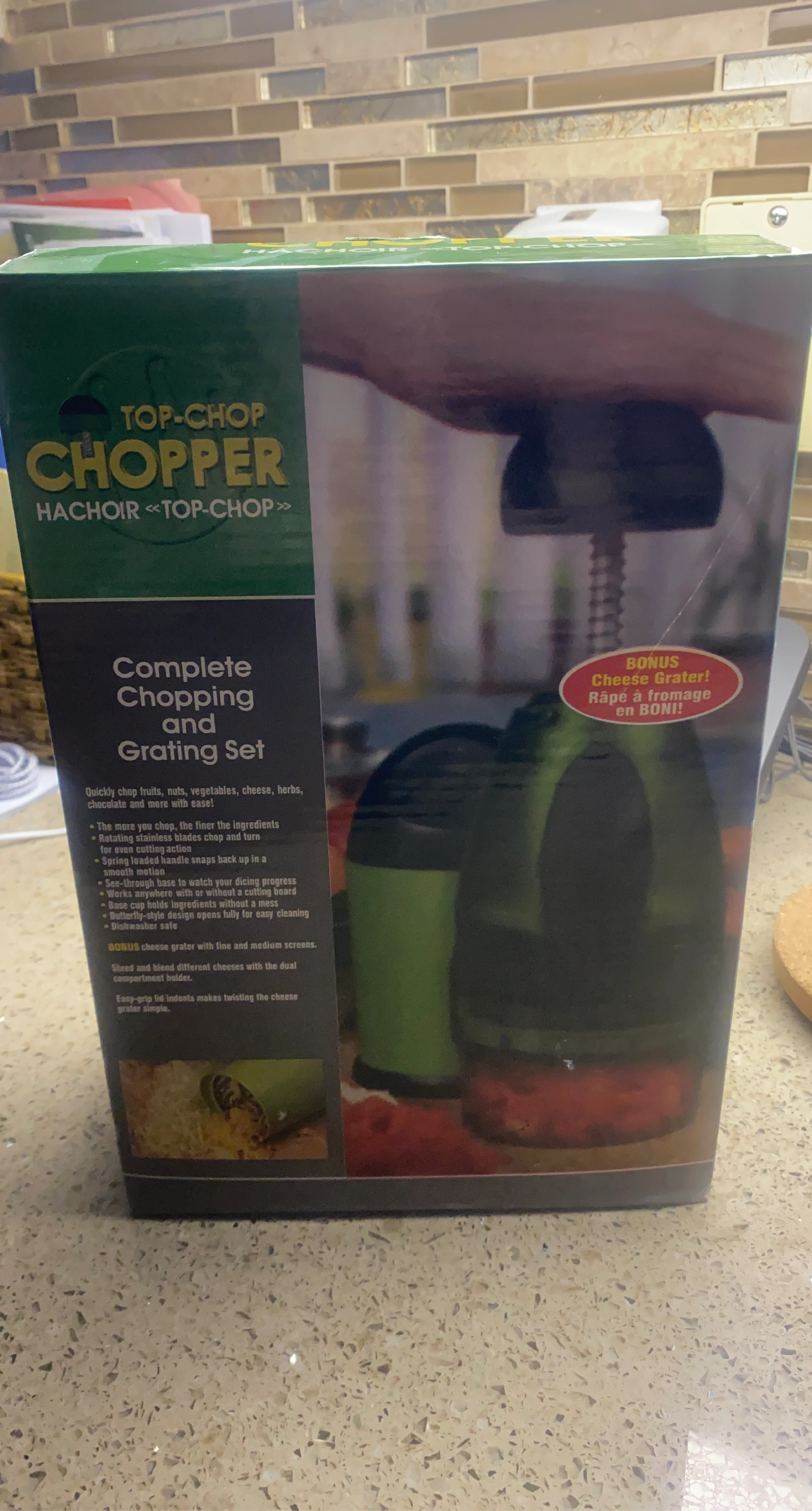Top-Chop Chopper Complete Chopping and Grating Set