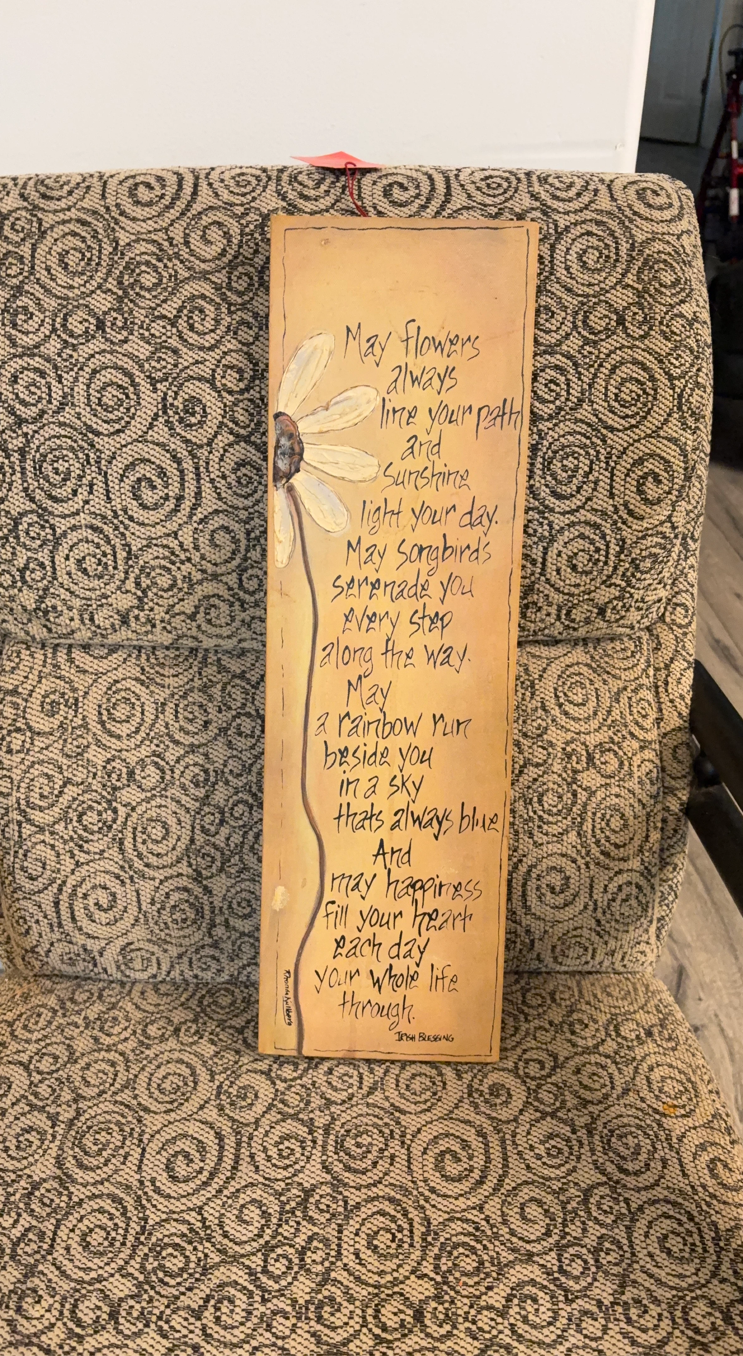 Irish Blessing Wall Art by Rhonda Kulberg