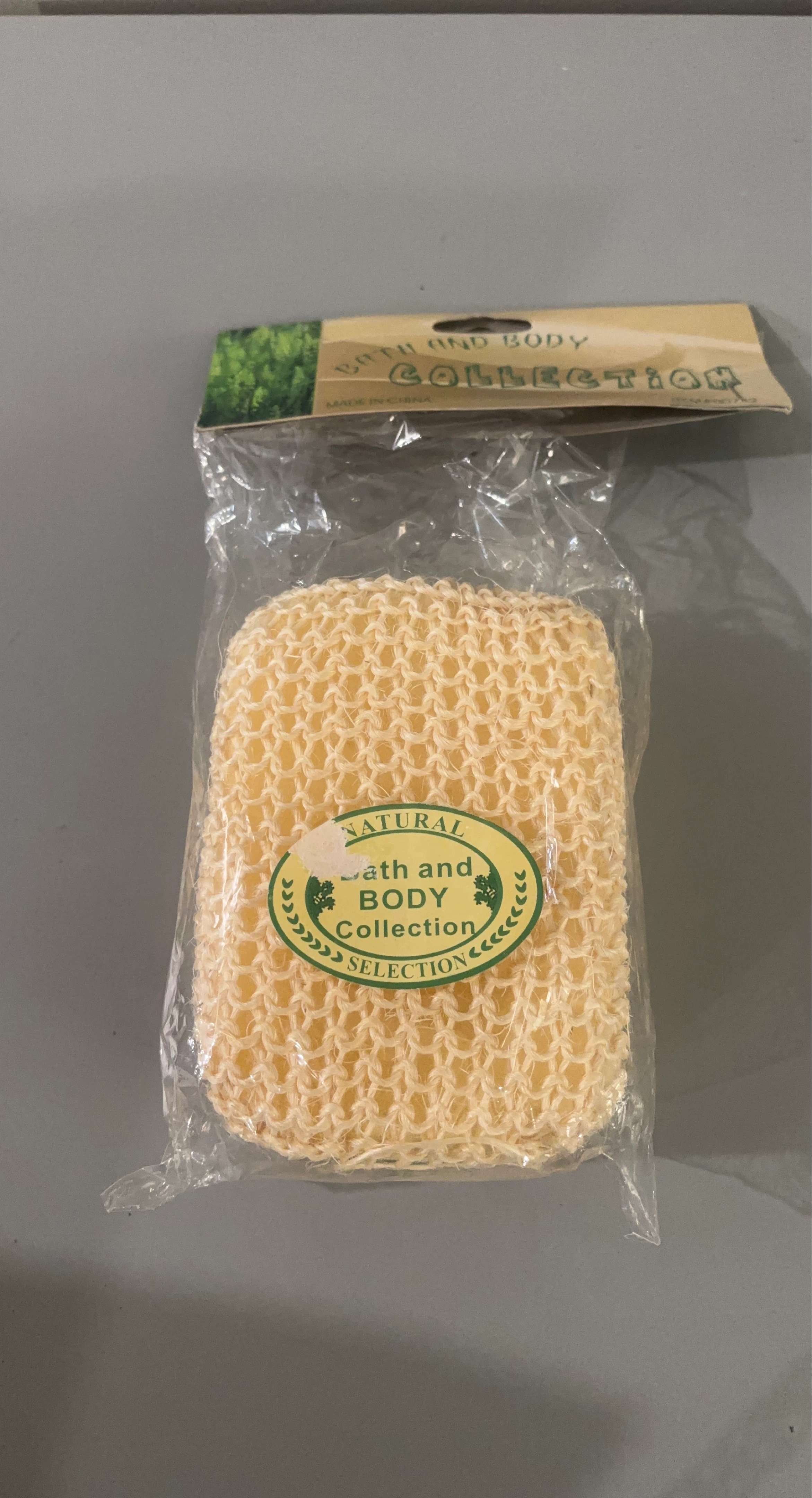 New Natural Bath and Body Collection Loofah Sponge