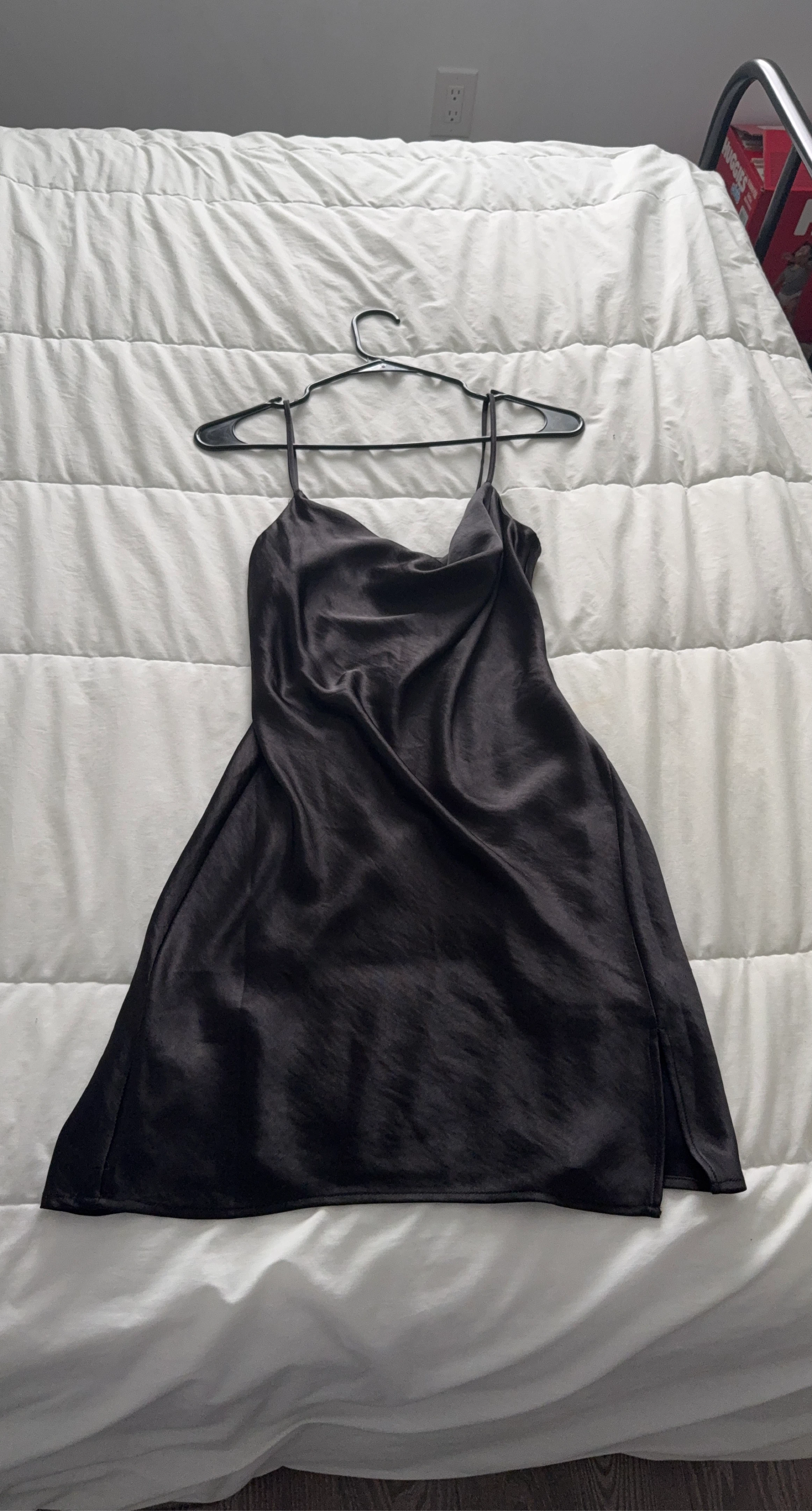 DYNAMITE Dani Satin Slip Dress