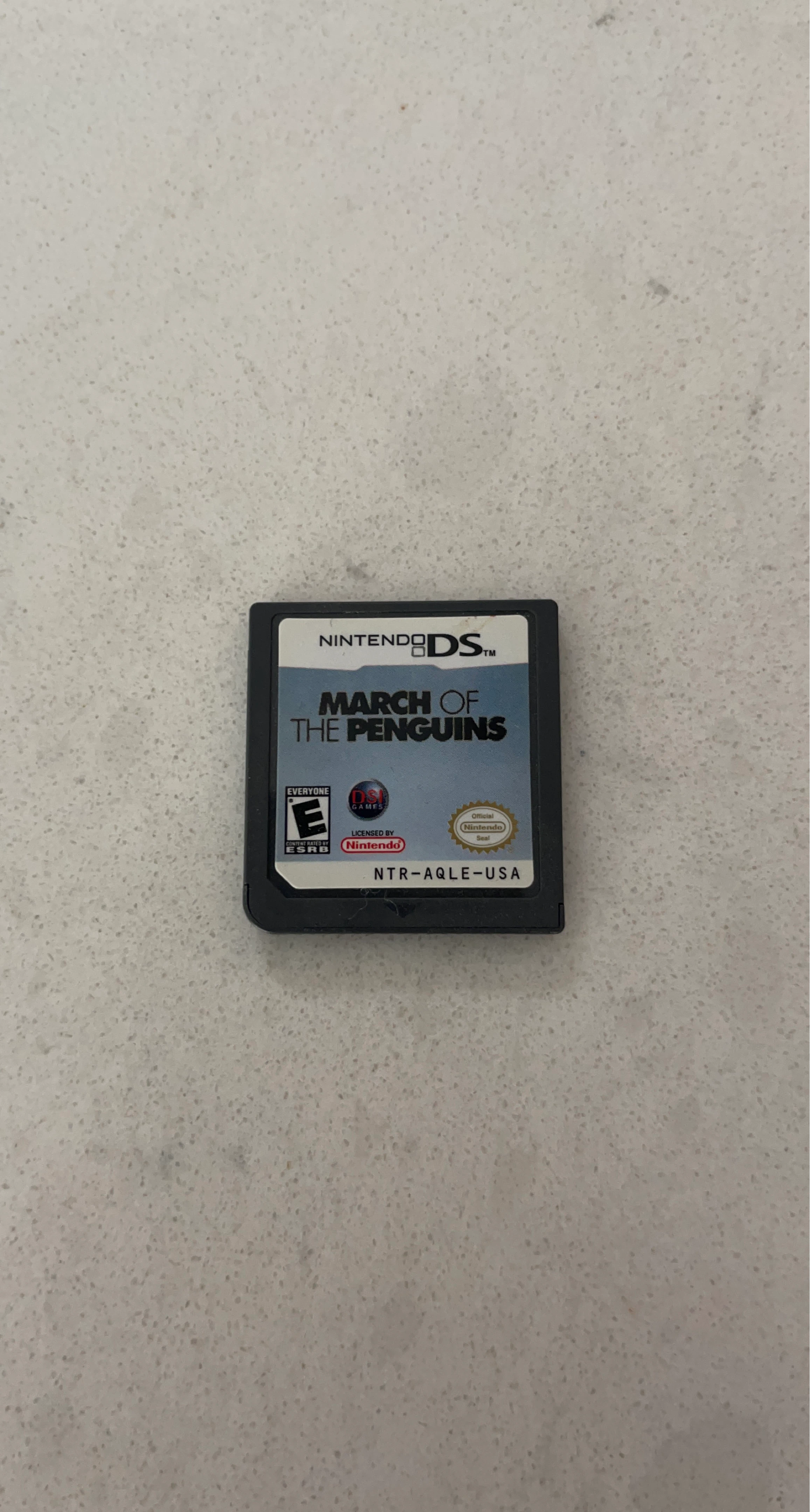Nintendo DS March of the Penguins Game