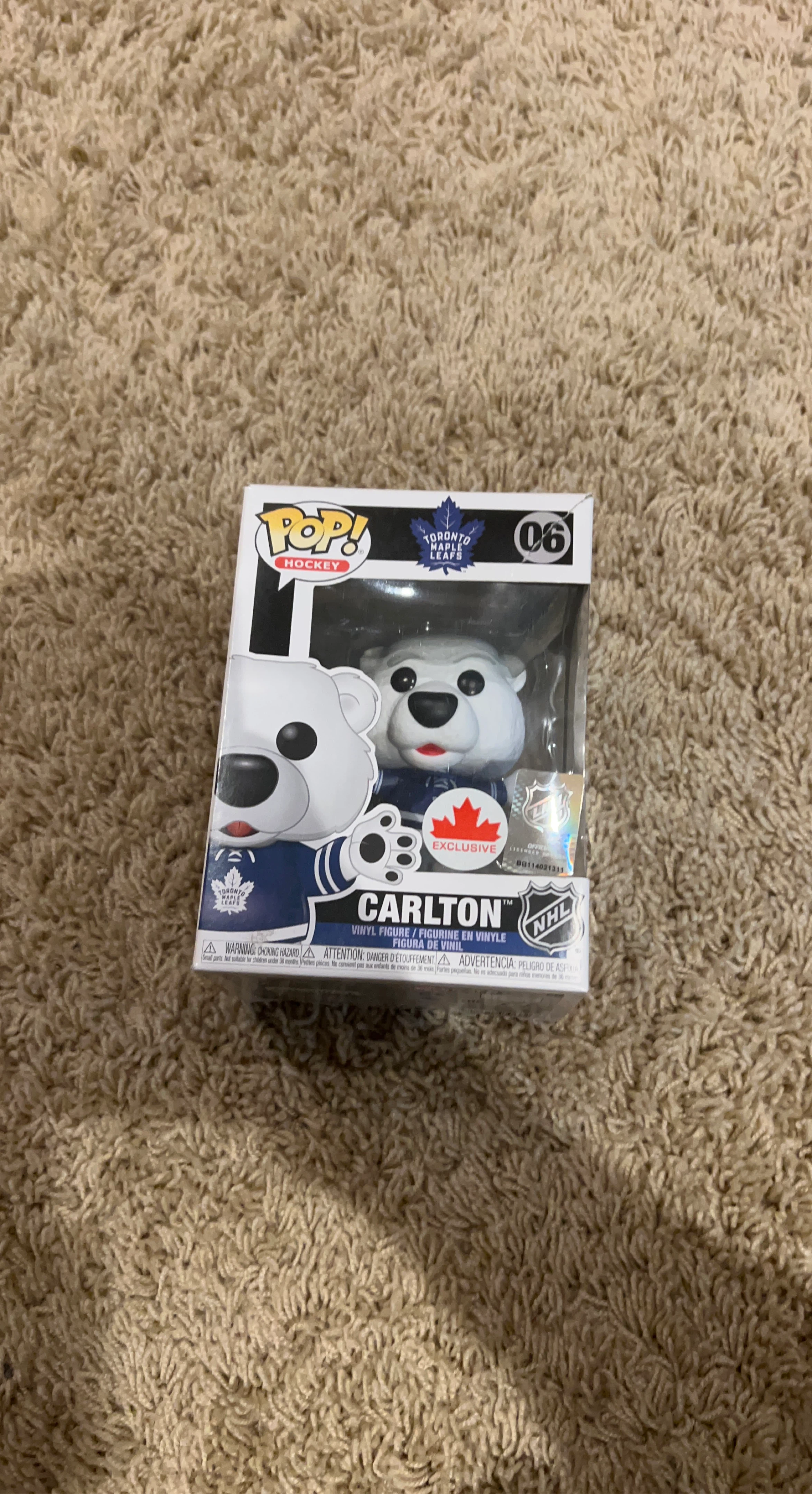 Funko Pop! Hockey Carlton Maple Leafs #06