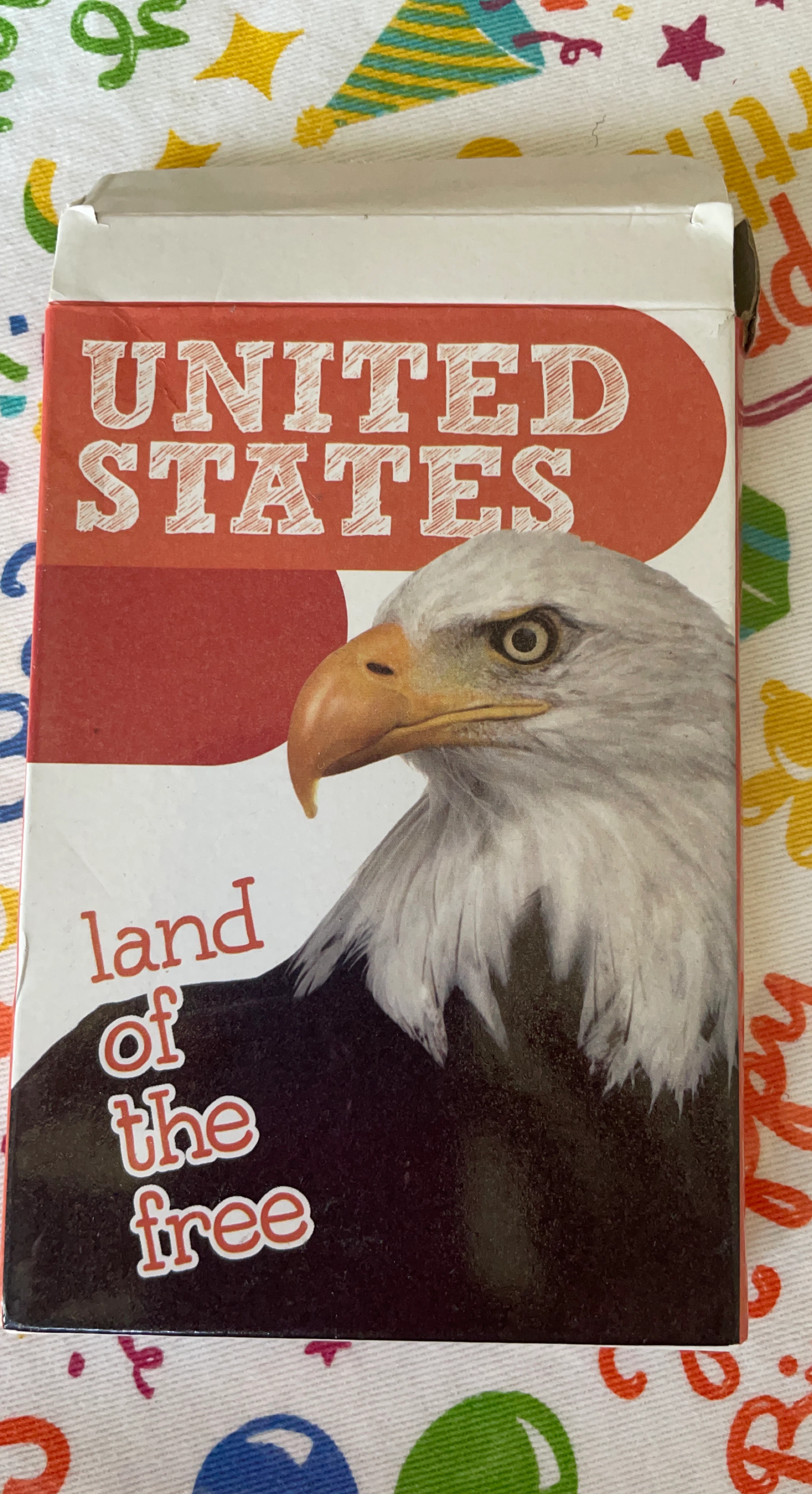 United States Land of the Free Eagle Box