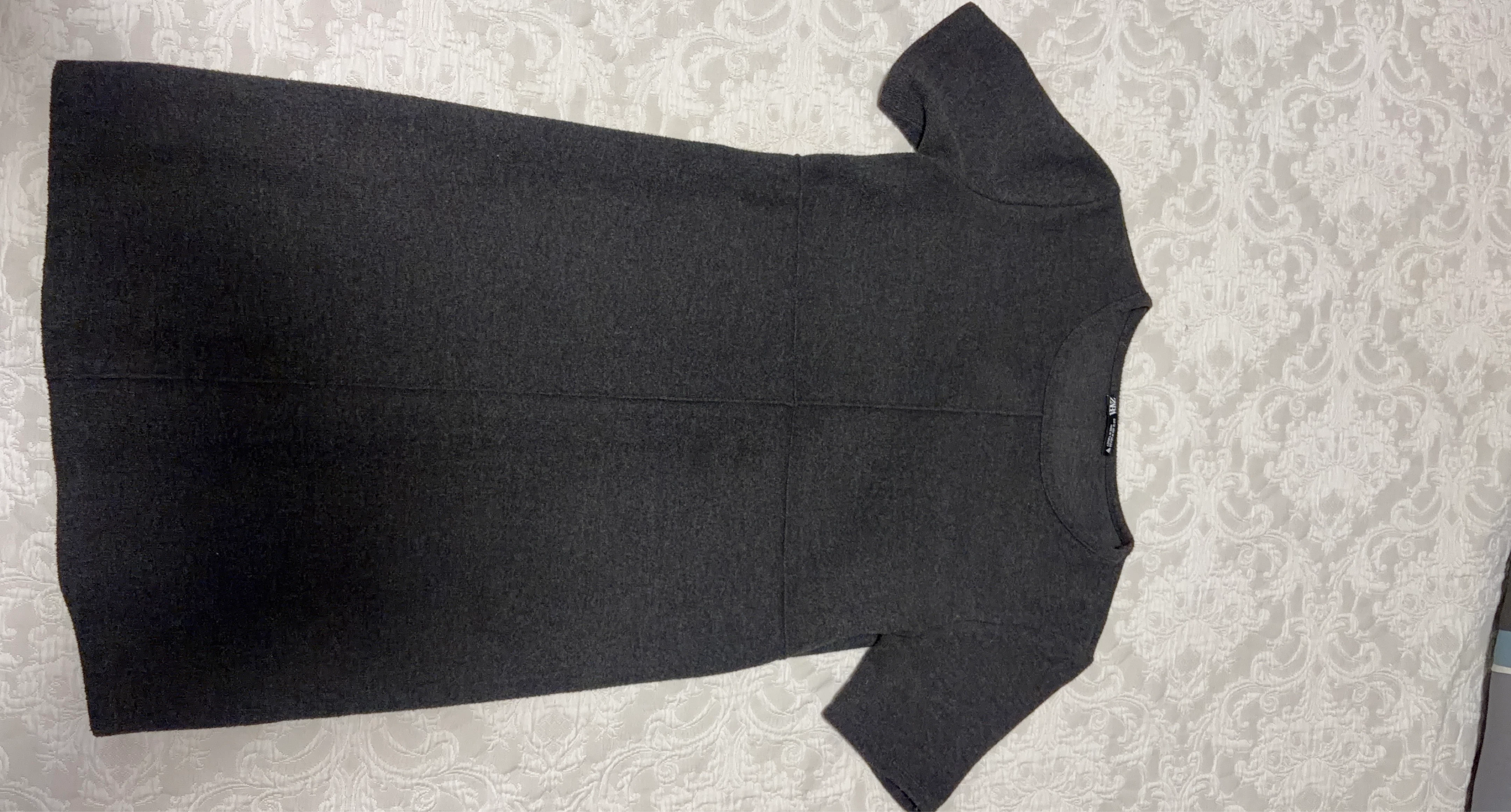 ZARA Dark Grey Knit Dress