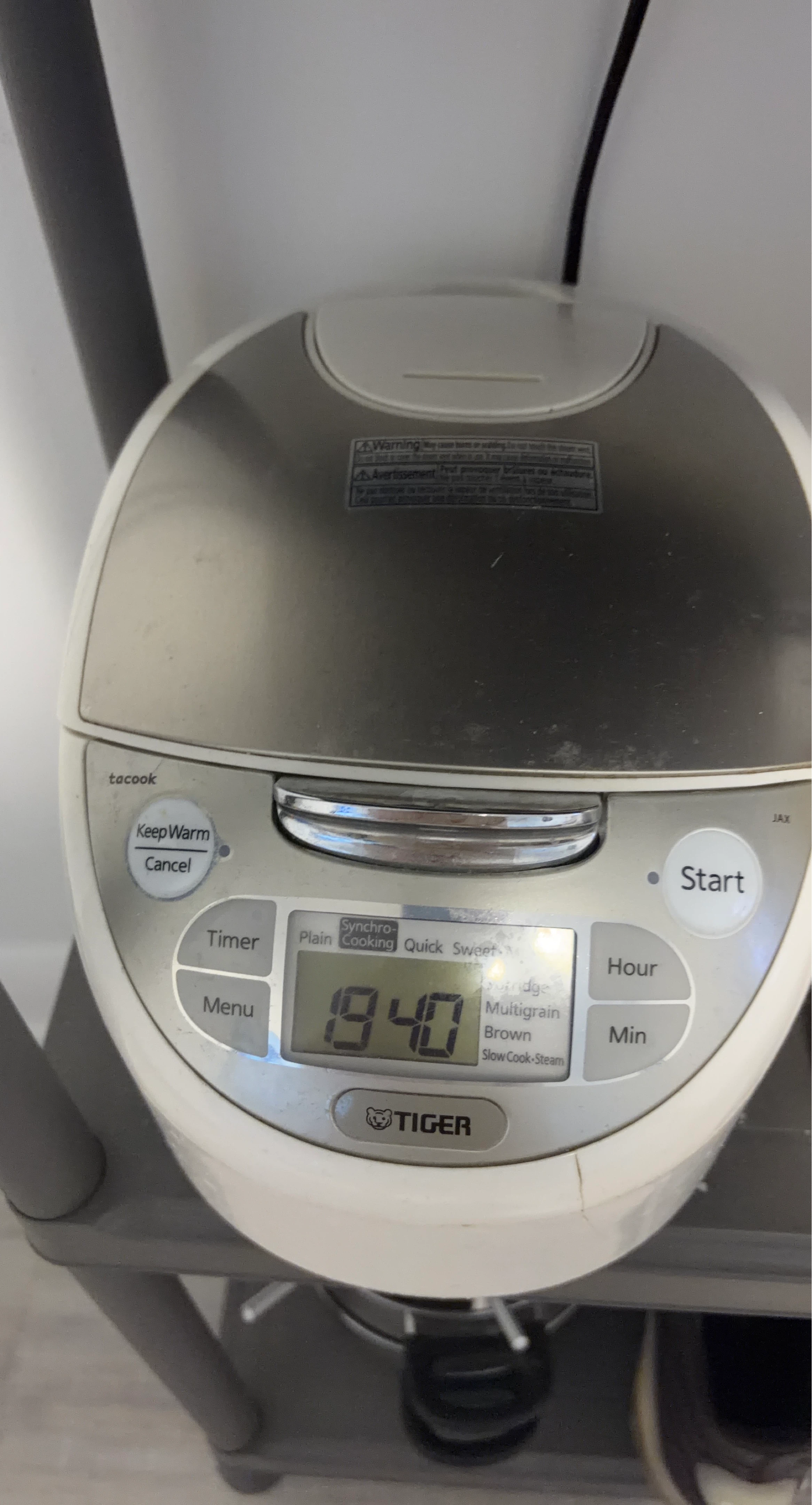 Tiger Tacook Rice Cooker