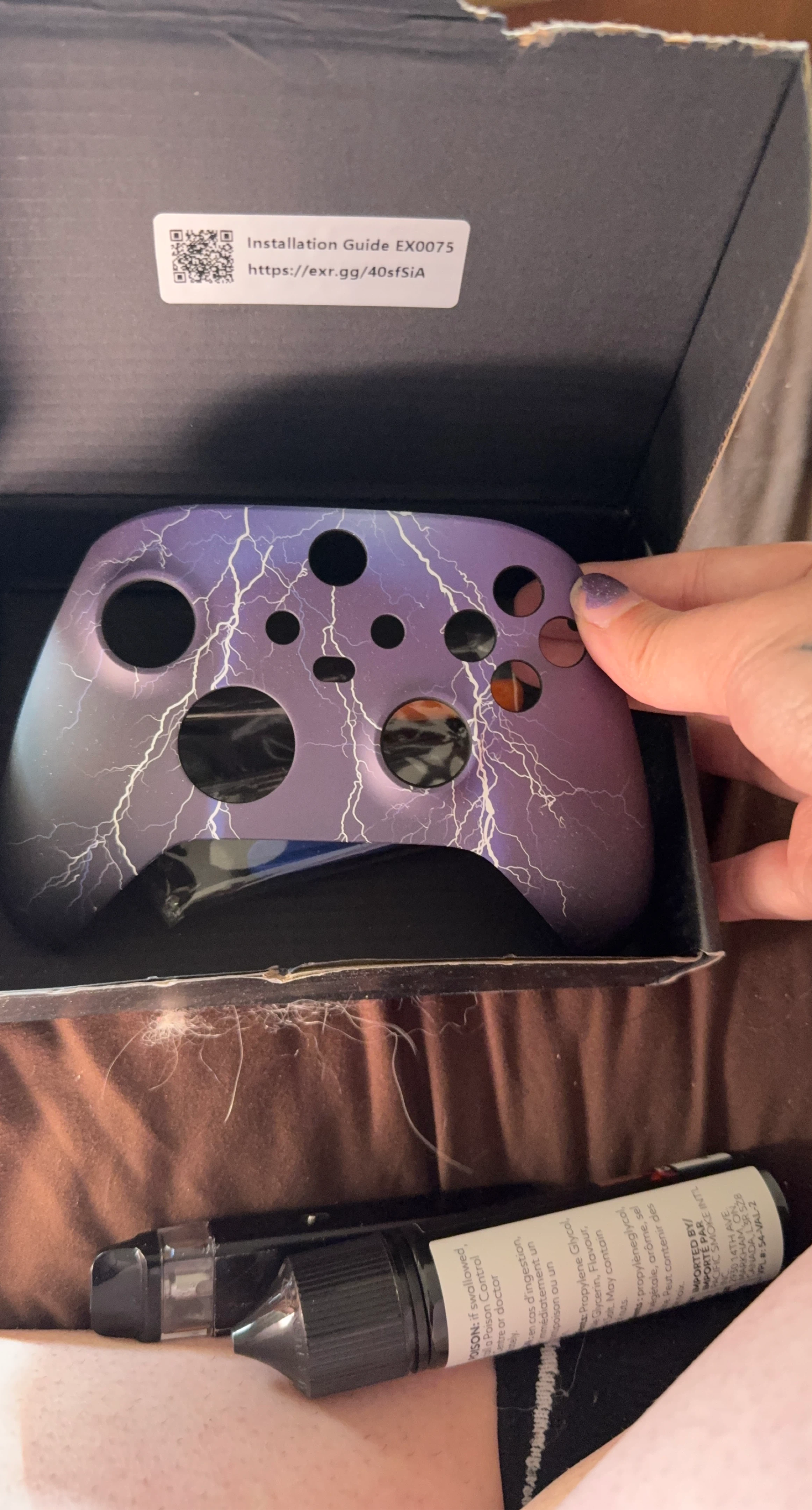 Xbox Series X / Series S Purple Lightning Shell
