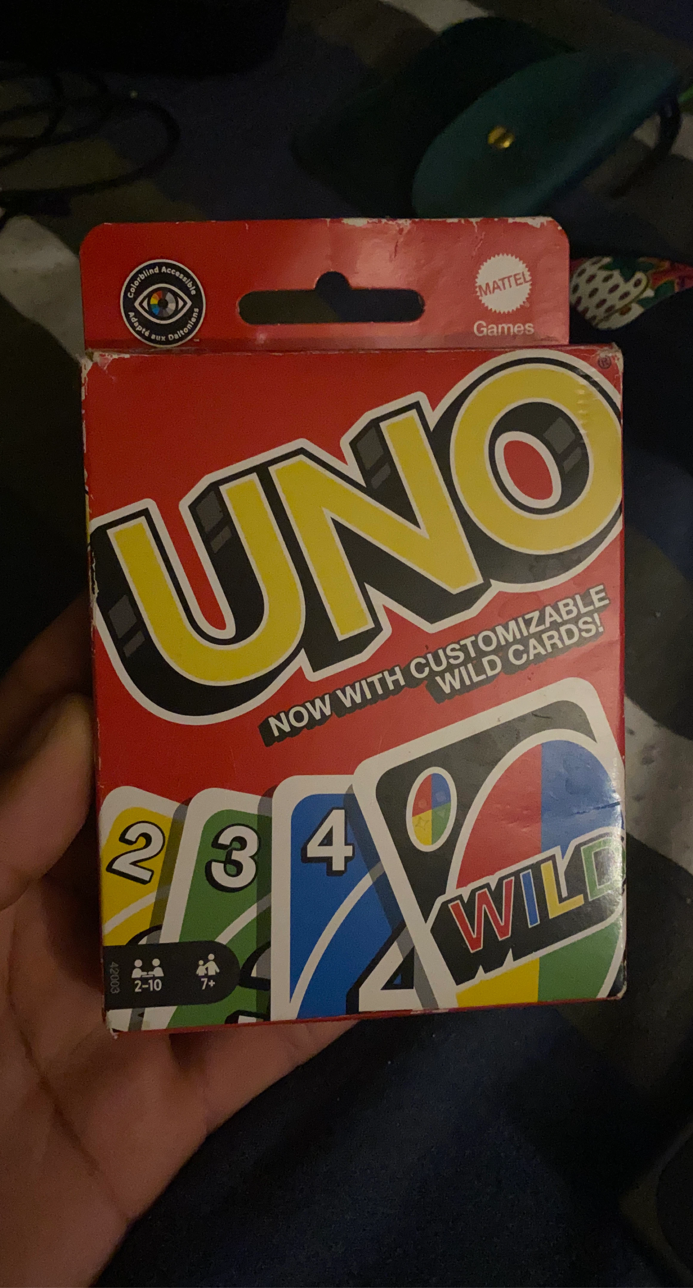 UNO Card Game with Customizable Wild Cards