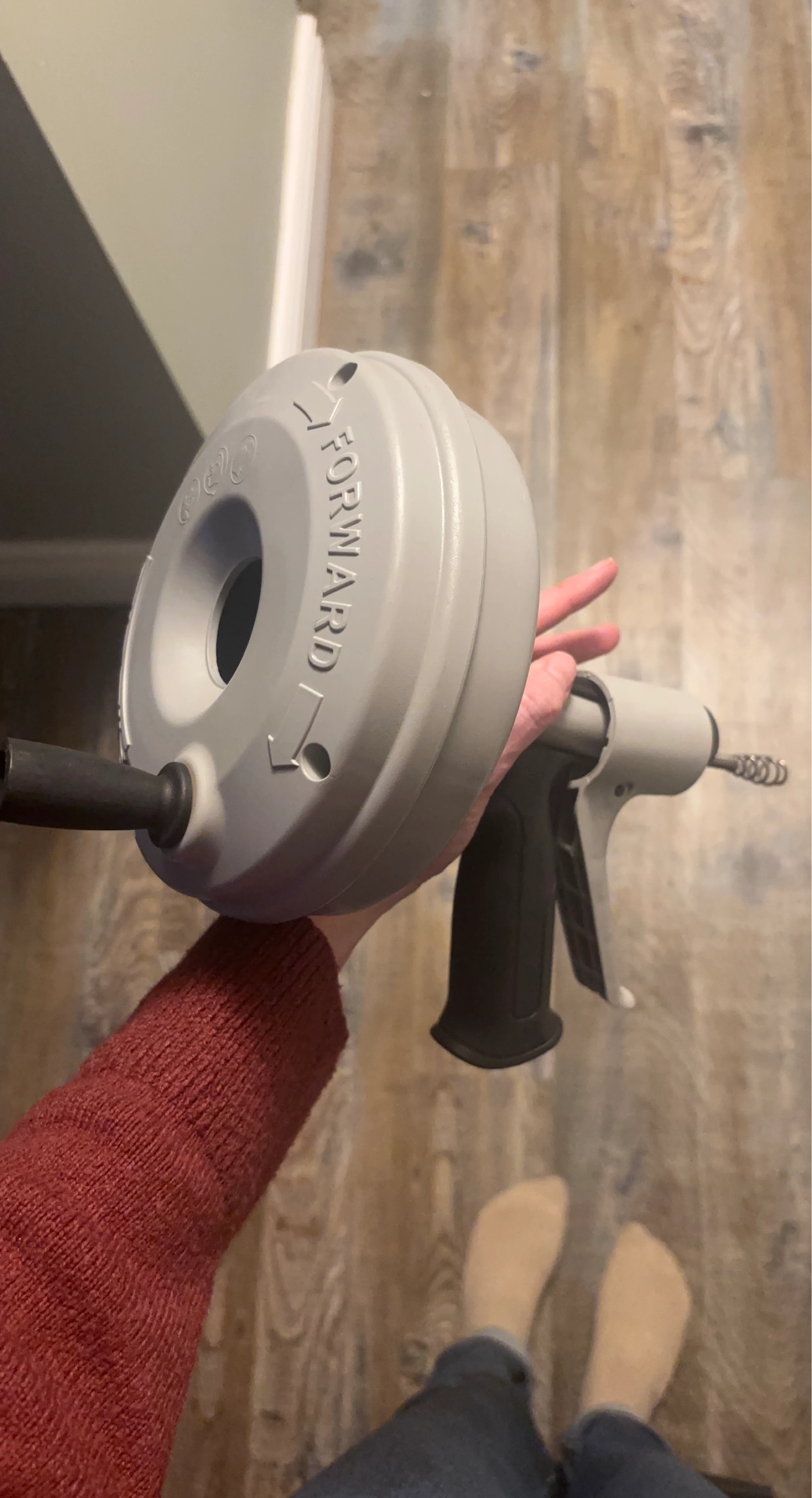 RIDGID Kwik-Spin Hand Drain Auger