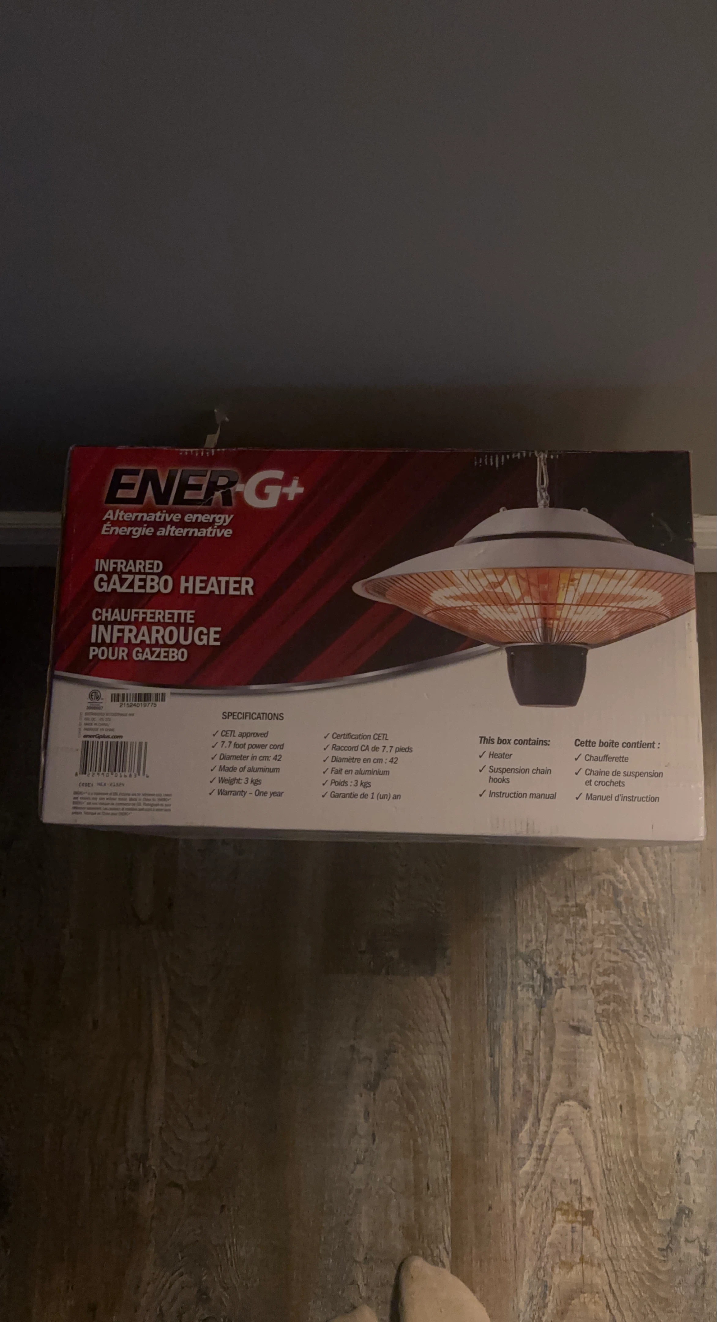 ENER-G+ Infrared Gazebo Heater