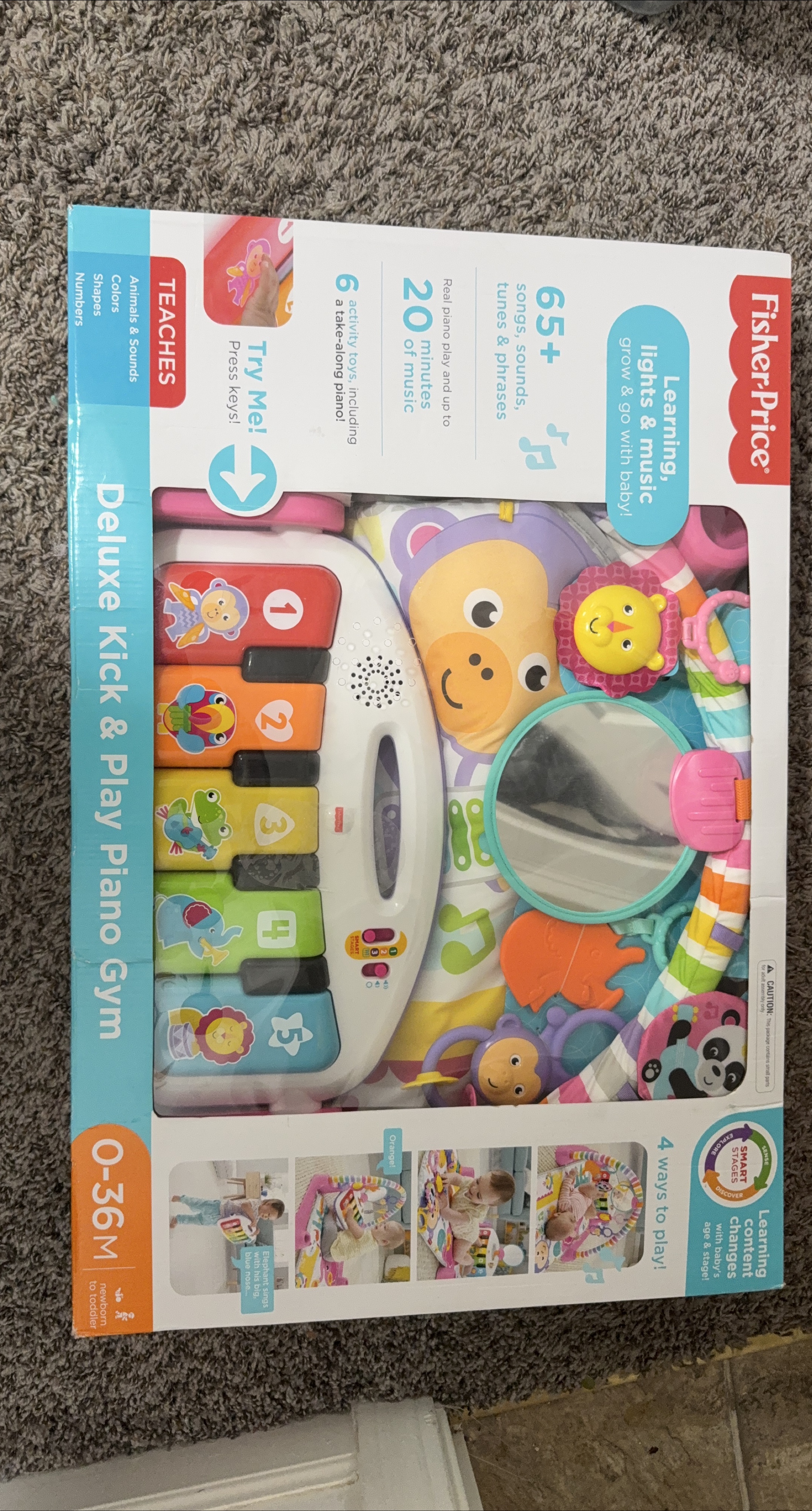 Fisher-Price Deluxe Kick & Play Piano Gym