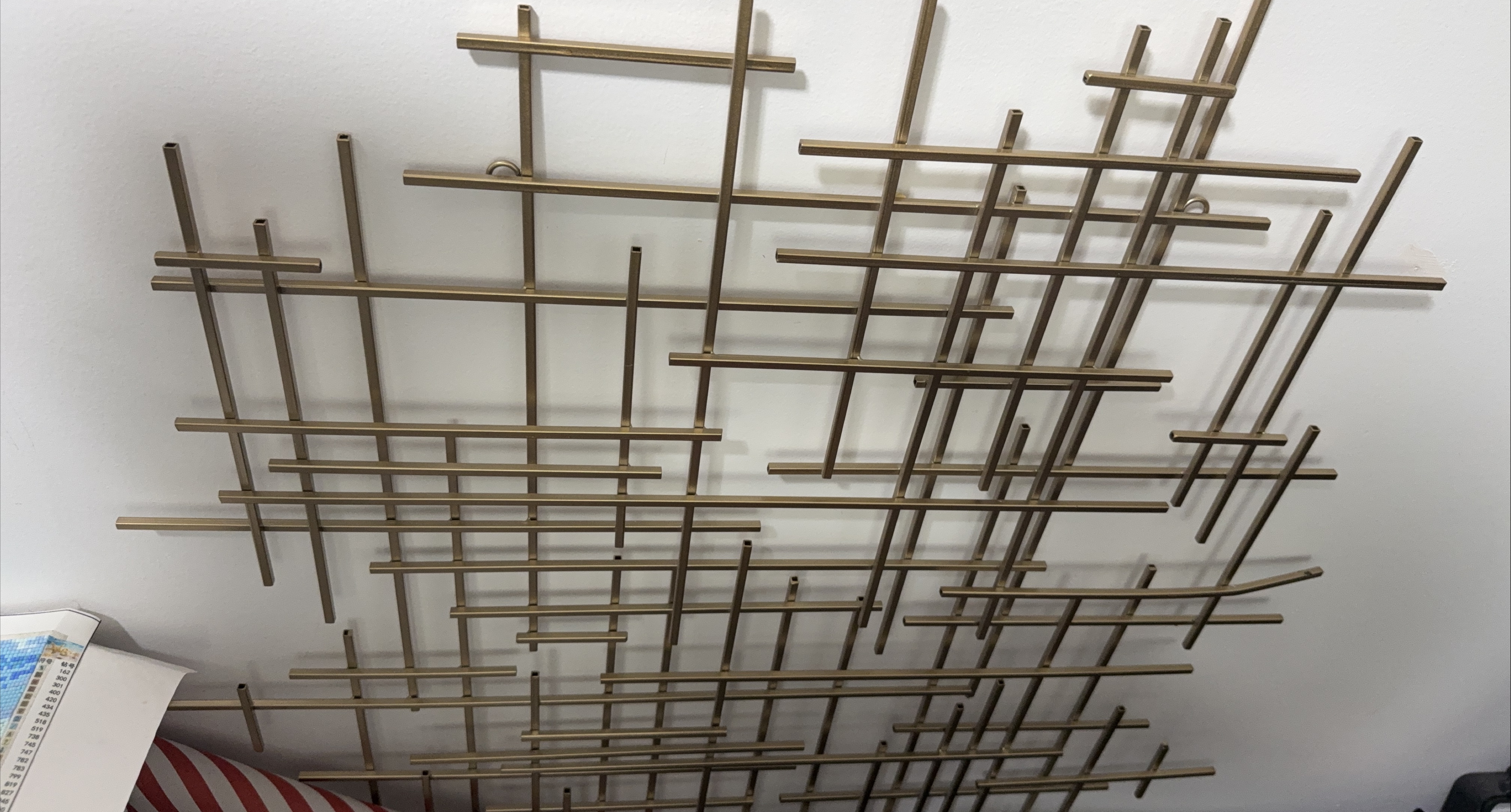 Geometric Metal Wall Art Sculpture