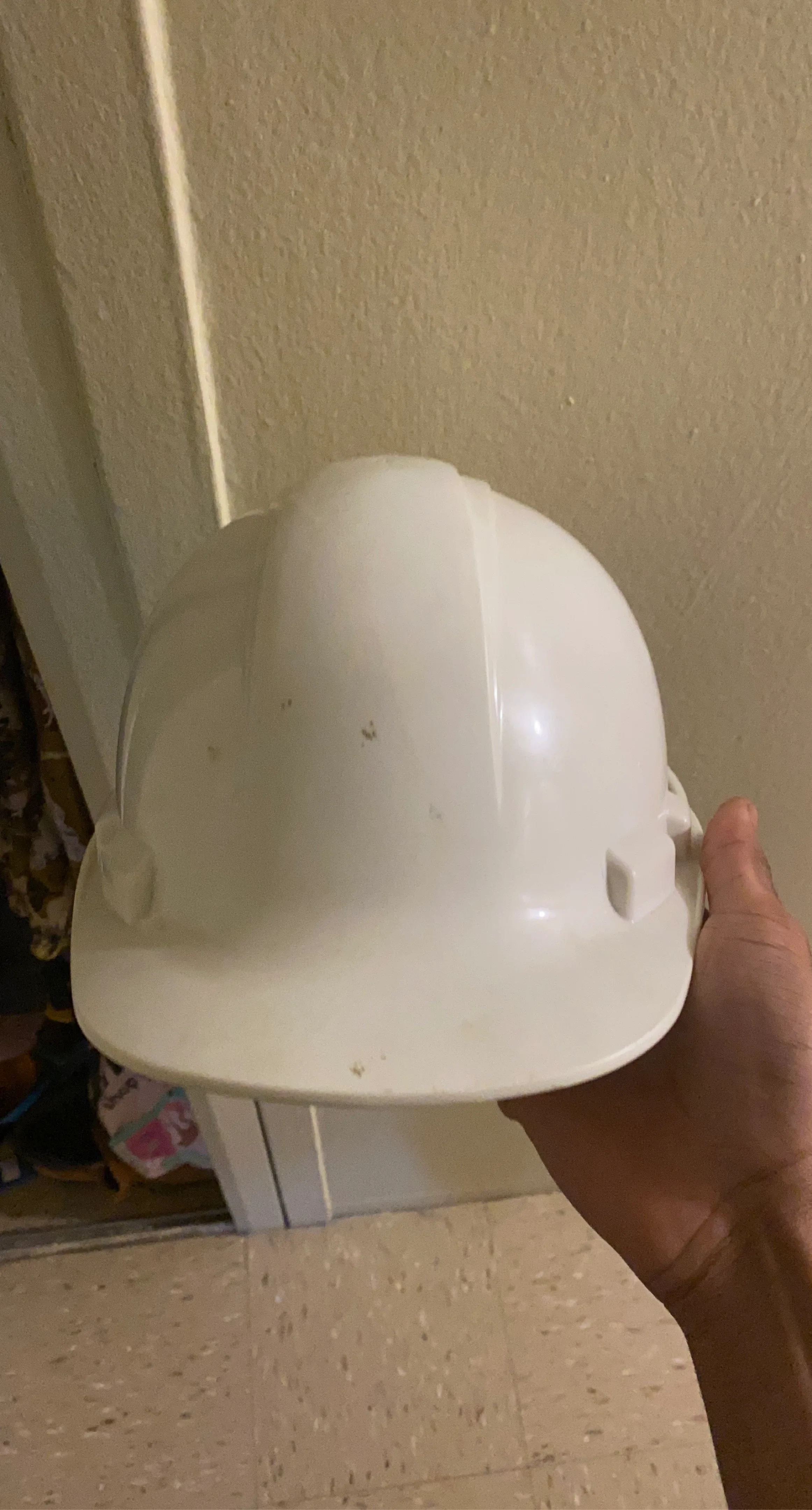White Hard Hat