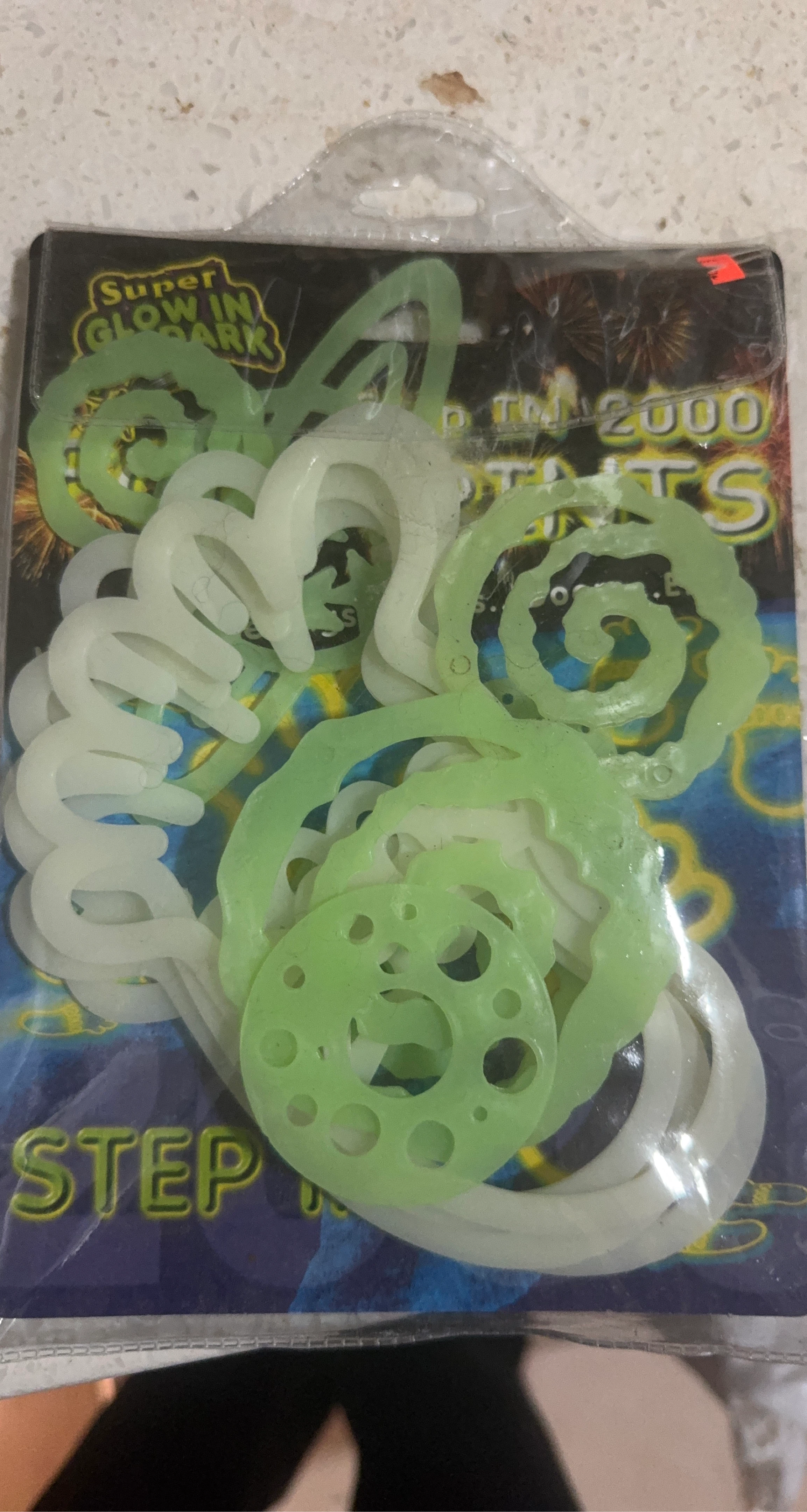 Super Glow in the Dark Party Shapes
