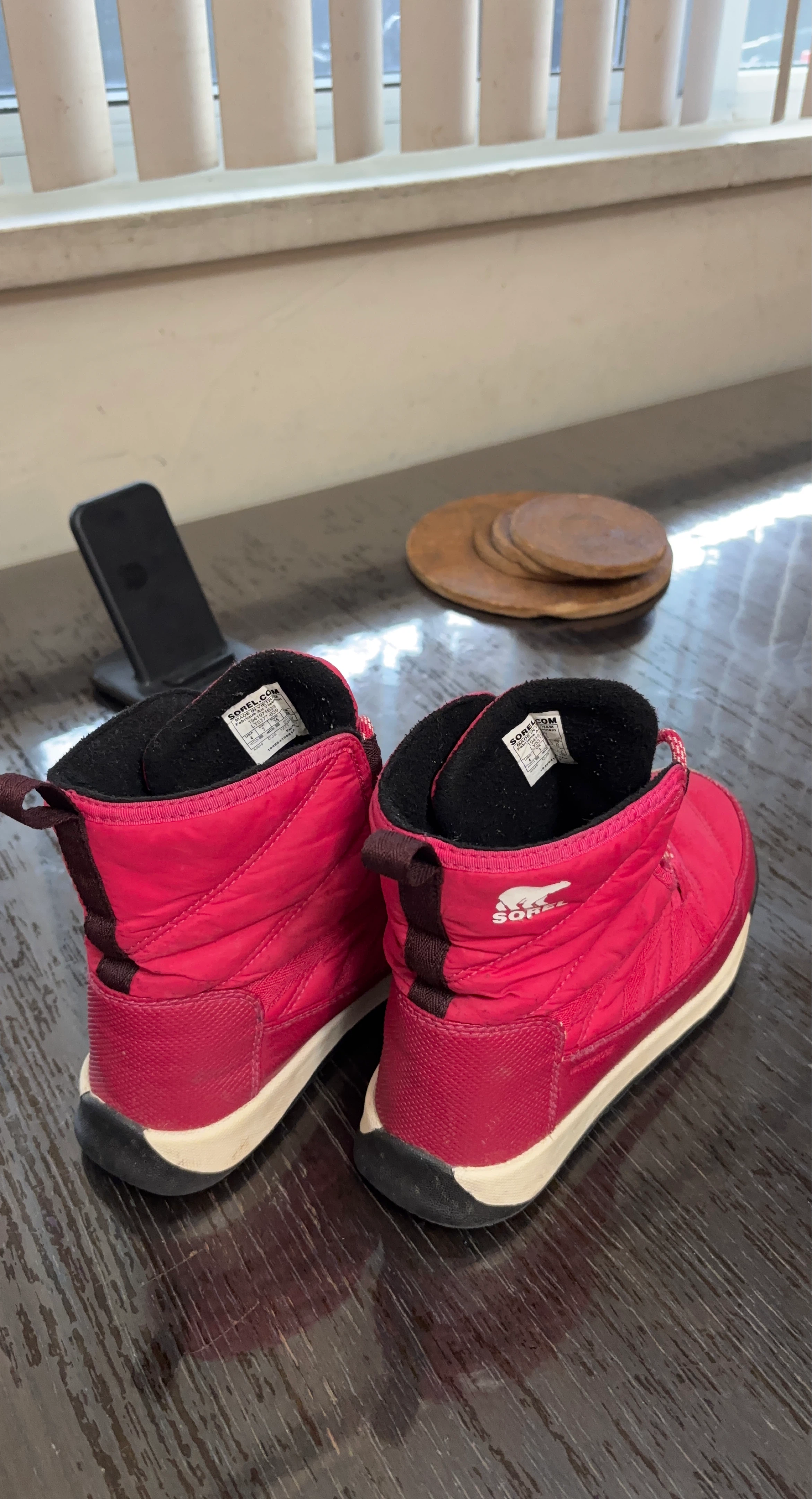 Sorel Kids Pink Winter Boots Size 4