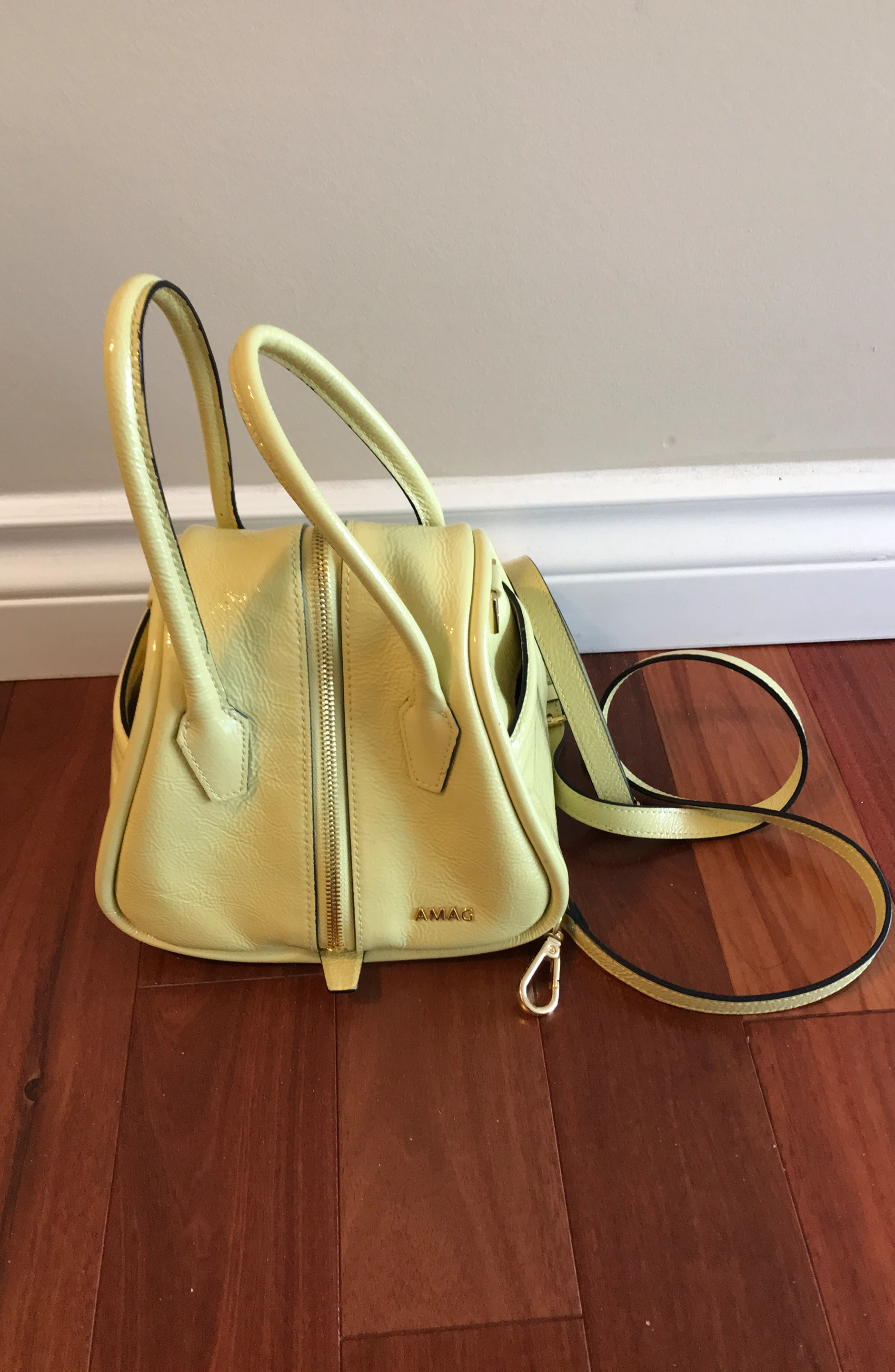 AMAG Patent Leather Handbag