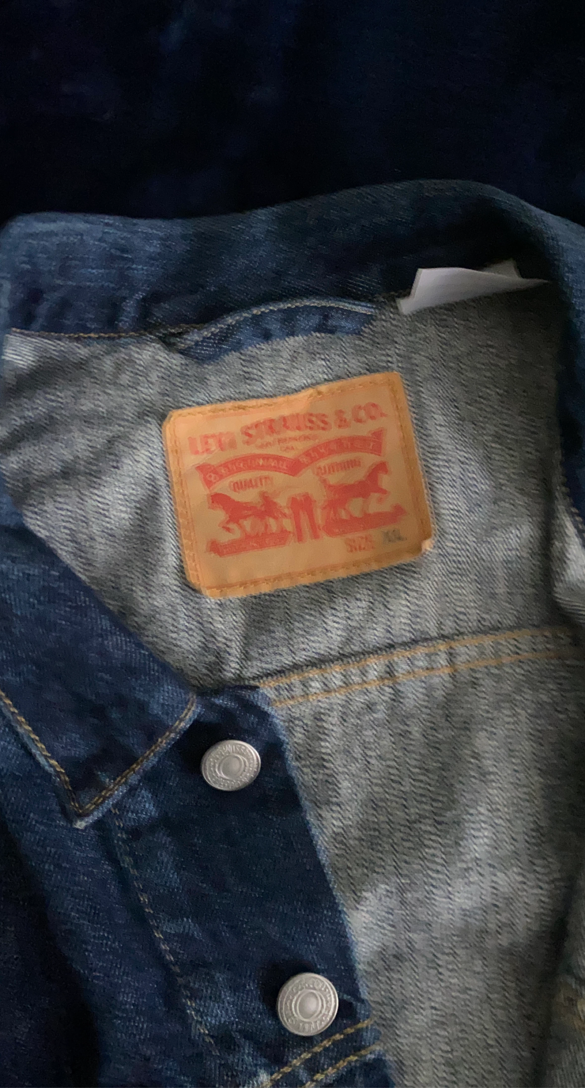 Levi's Denim Trucker Jacket Size XL
