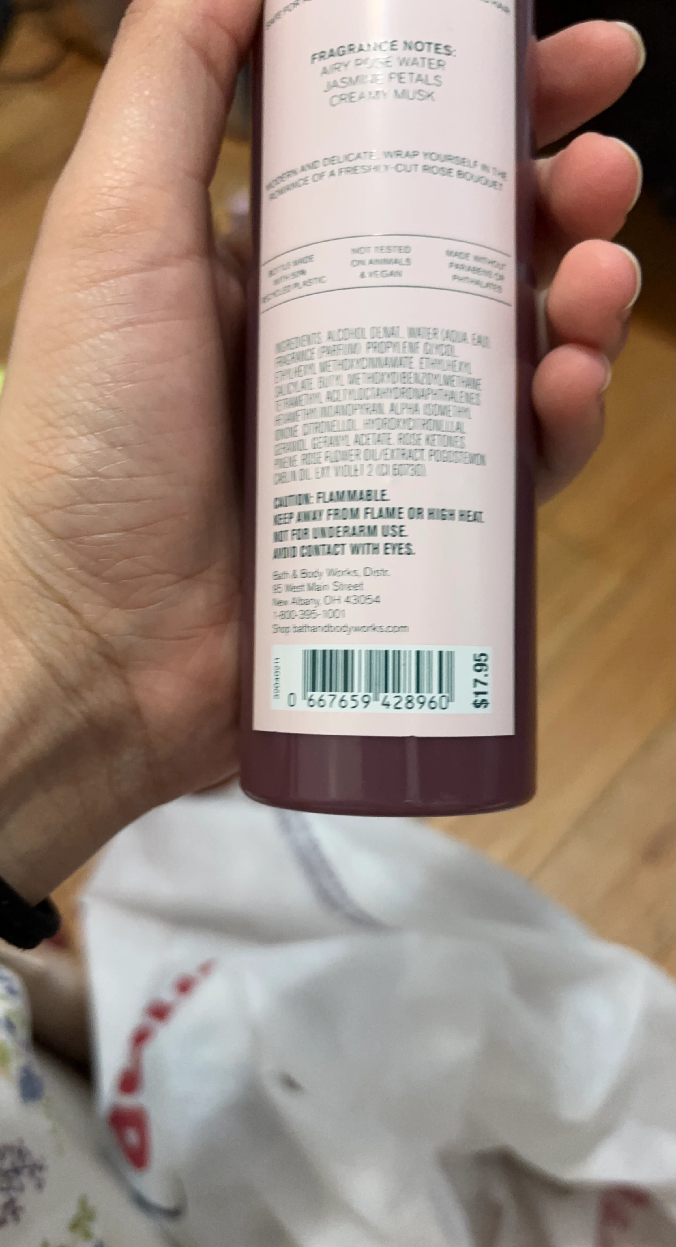 Bath & Body Works Fine Fragrance Mist - Rose