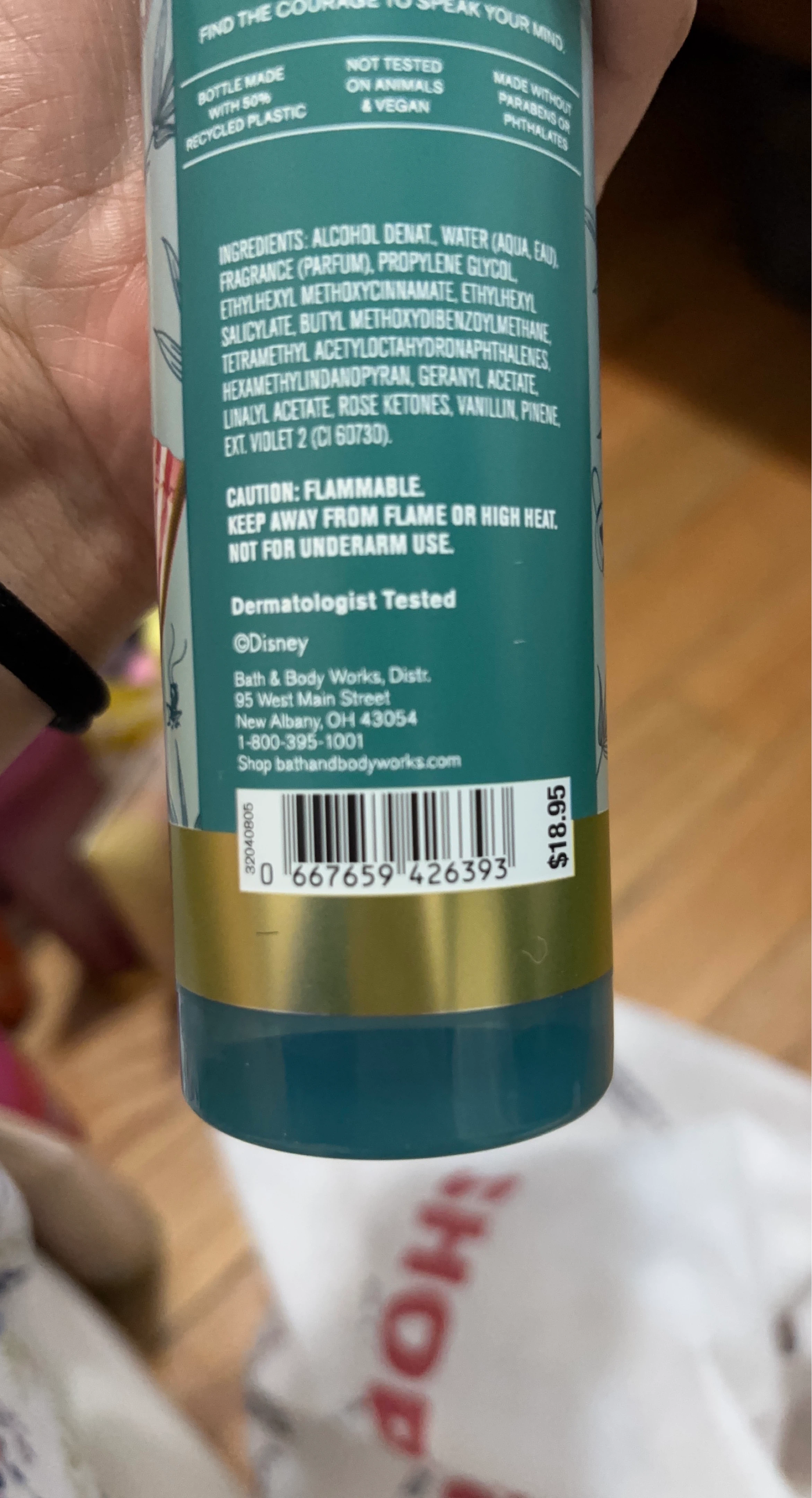 Bath & Body Works Disney Princess Mulan Fine Fragrance Mist