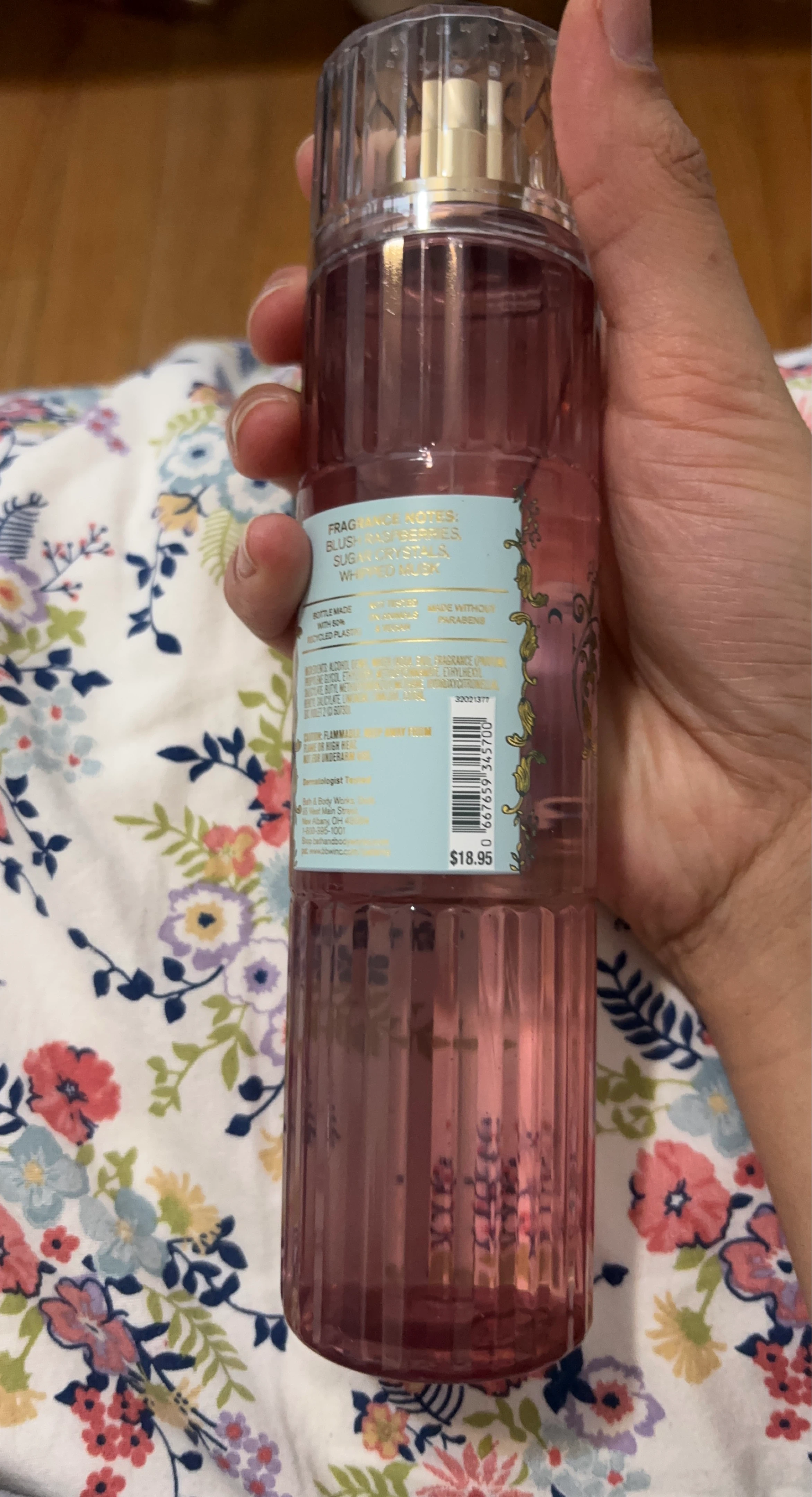 Bath & Body Works Sweetest Song Fine Fragrance Mist 8 Fl Oz