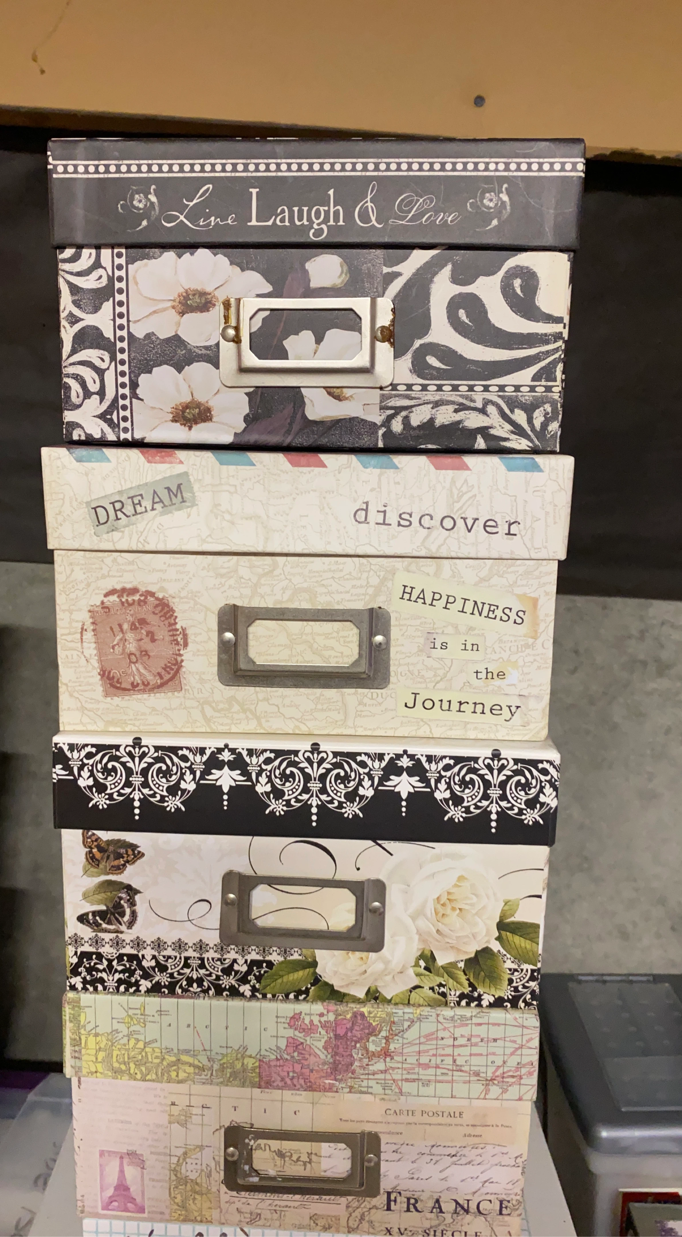 Decorative Storage Boxes (Set of 6)