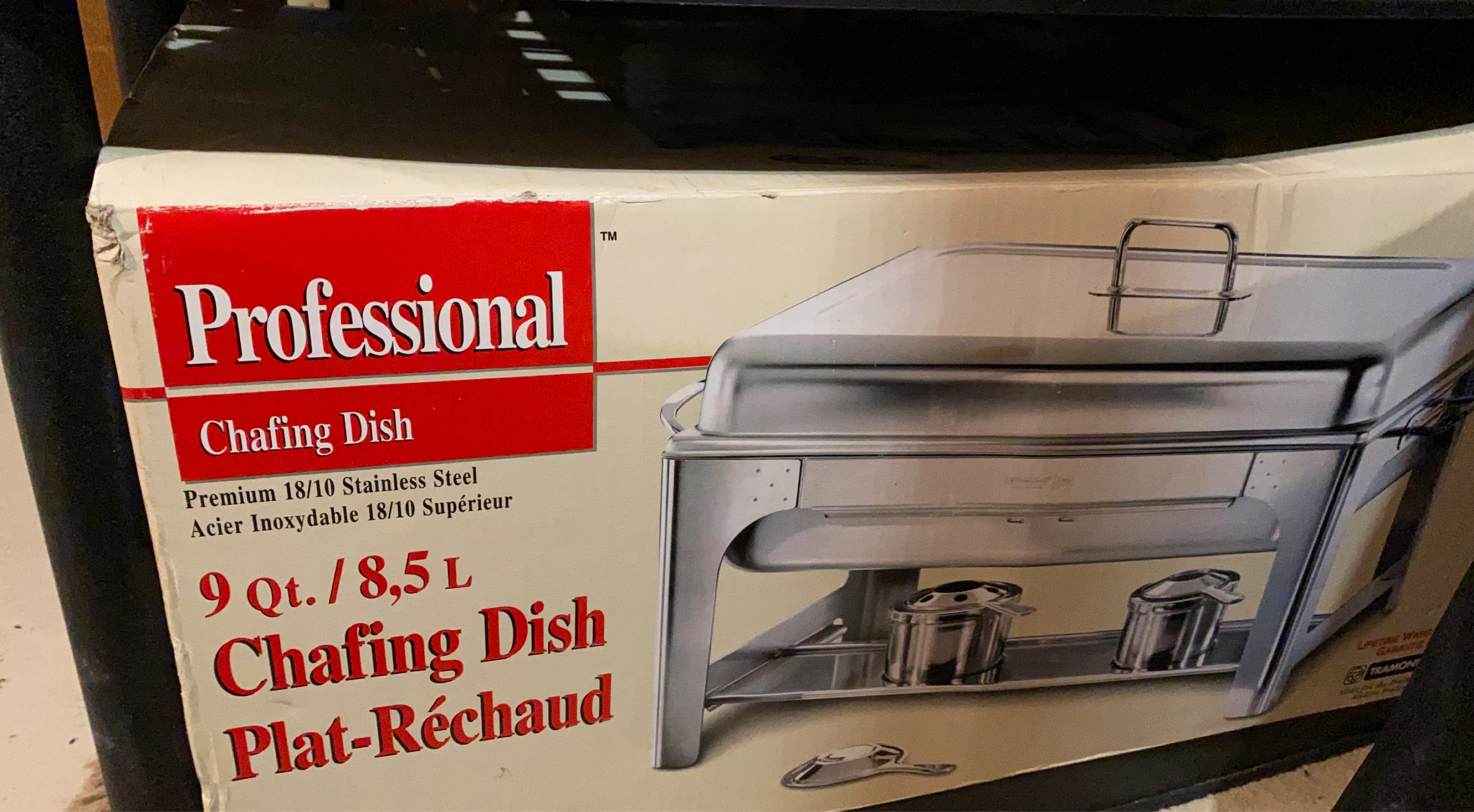 Professional Chafing Dish - 9 Qt / 8.5L
