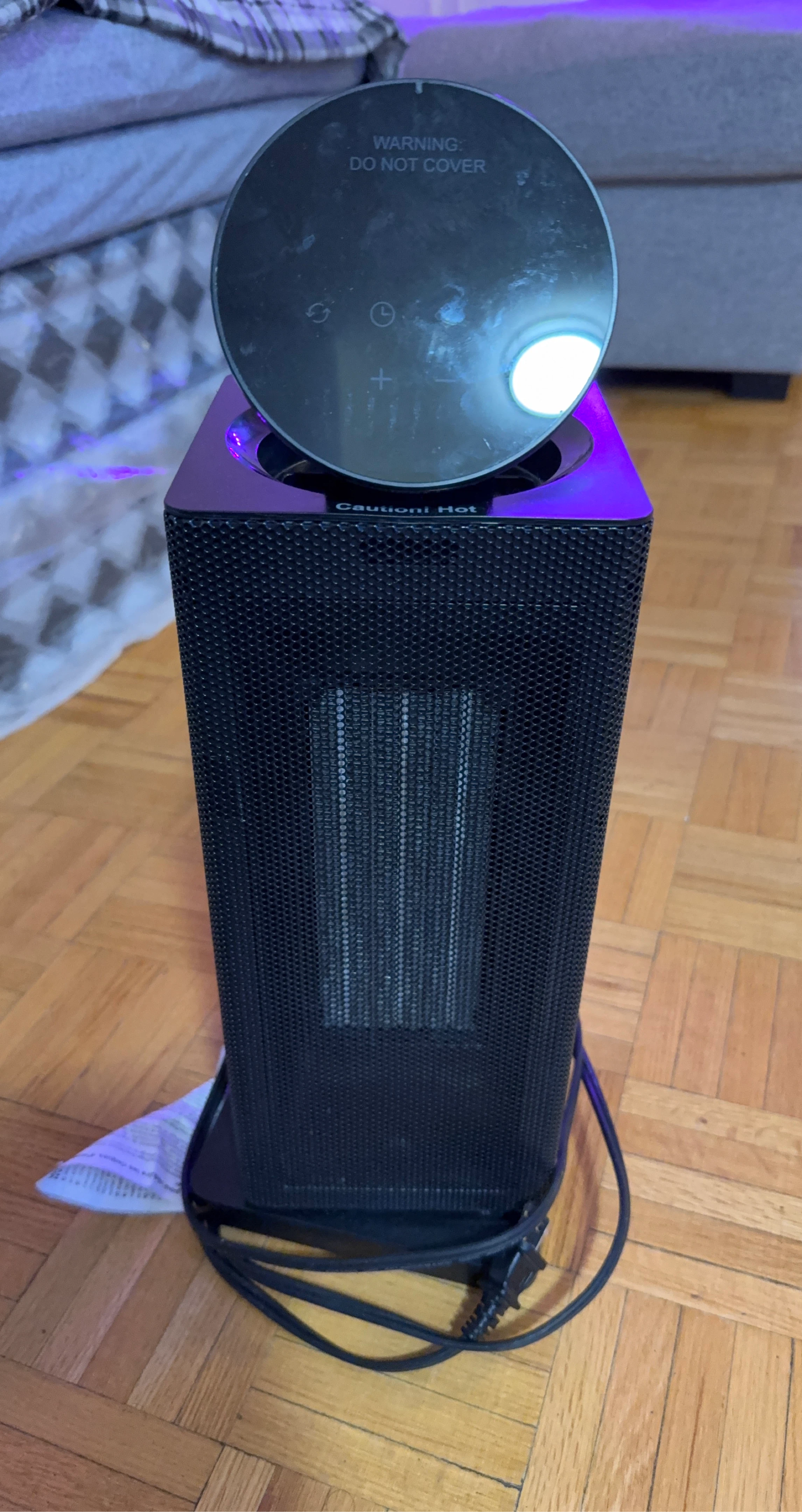 Black Portable Space Heater