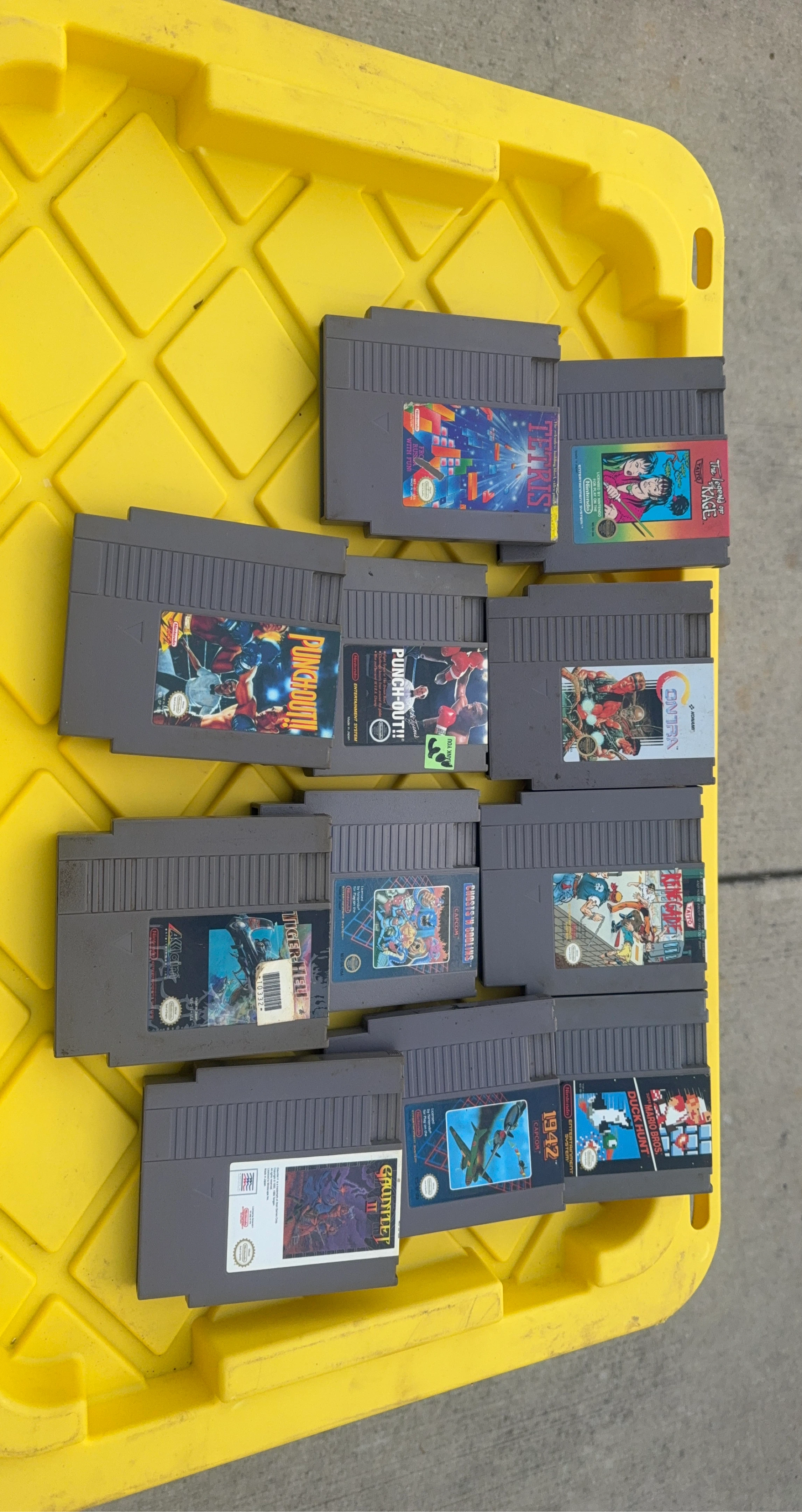 Lot of 10 NES Nintendo : Tetris,  II & More