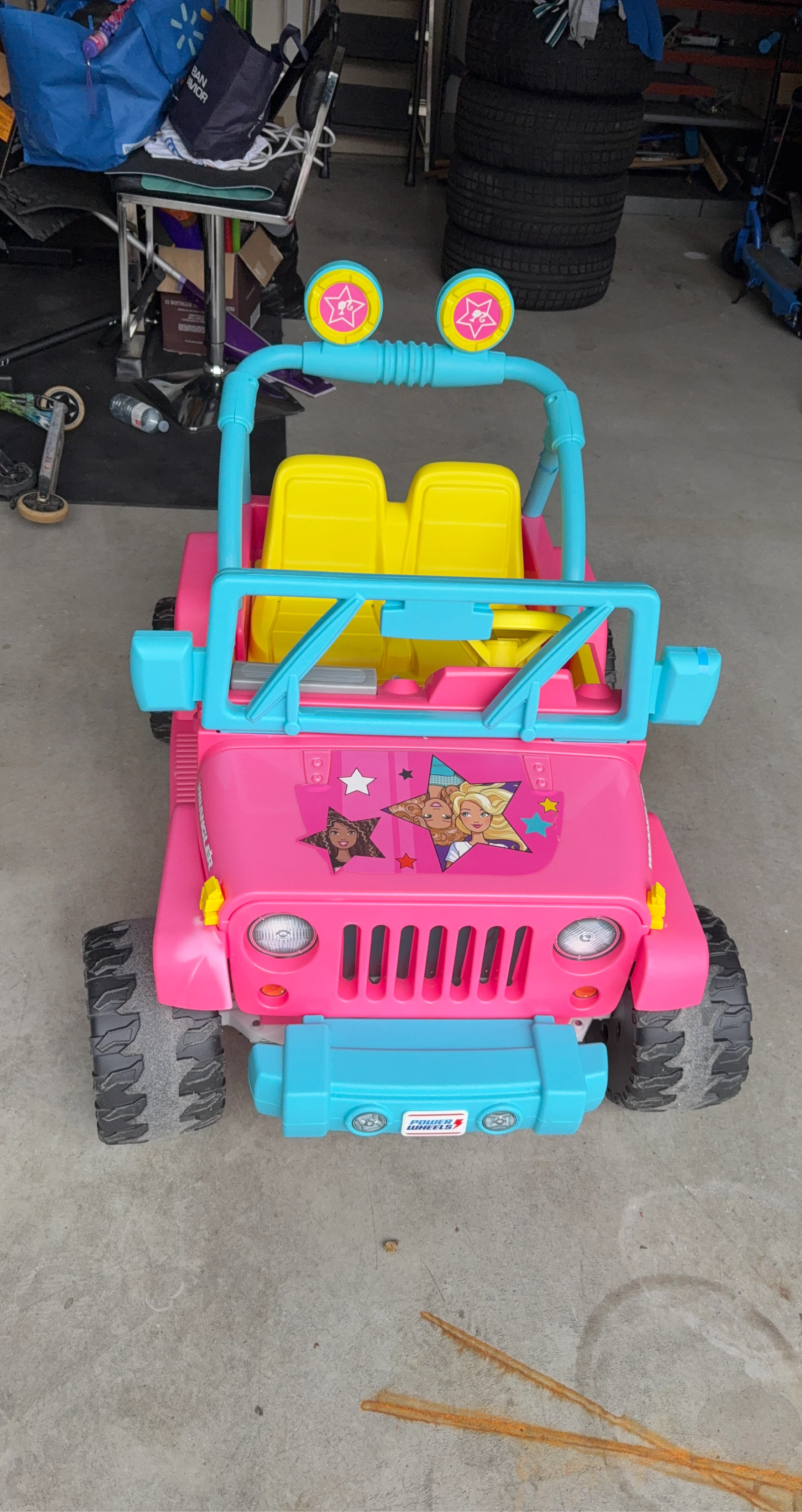 Power Wheels Barbie Jeep Ride-On Toy