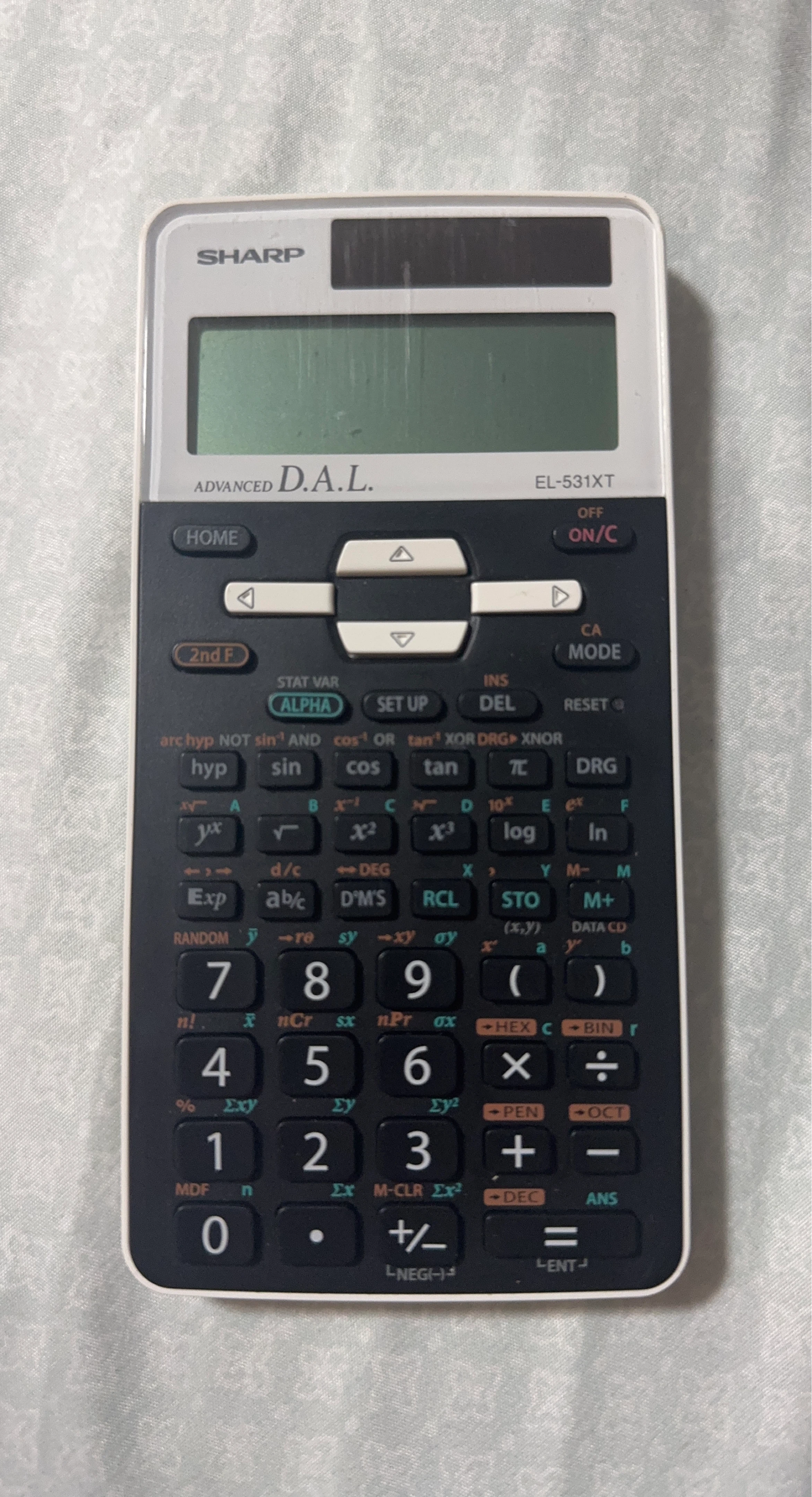 Sharp EL-531XT Advanced D.A.L. Scientific Calculator