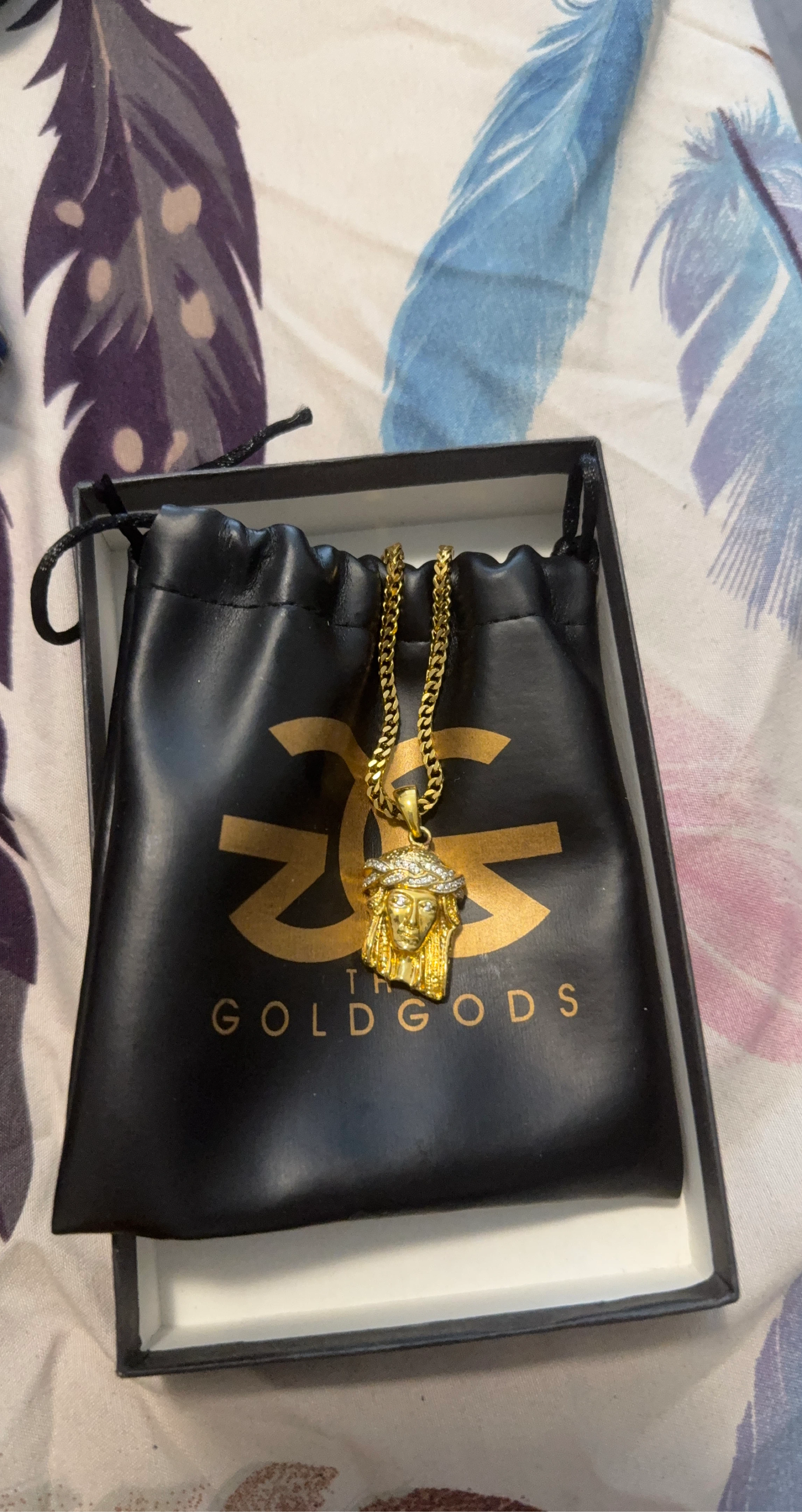 The Gold Gods Jesus Piece Necklace