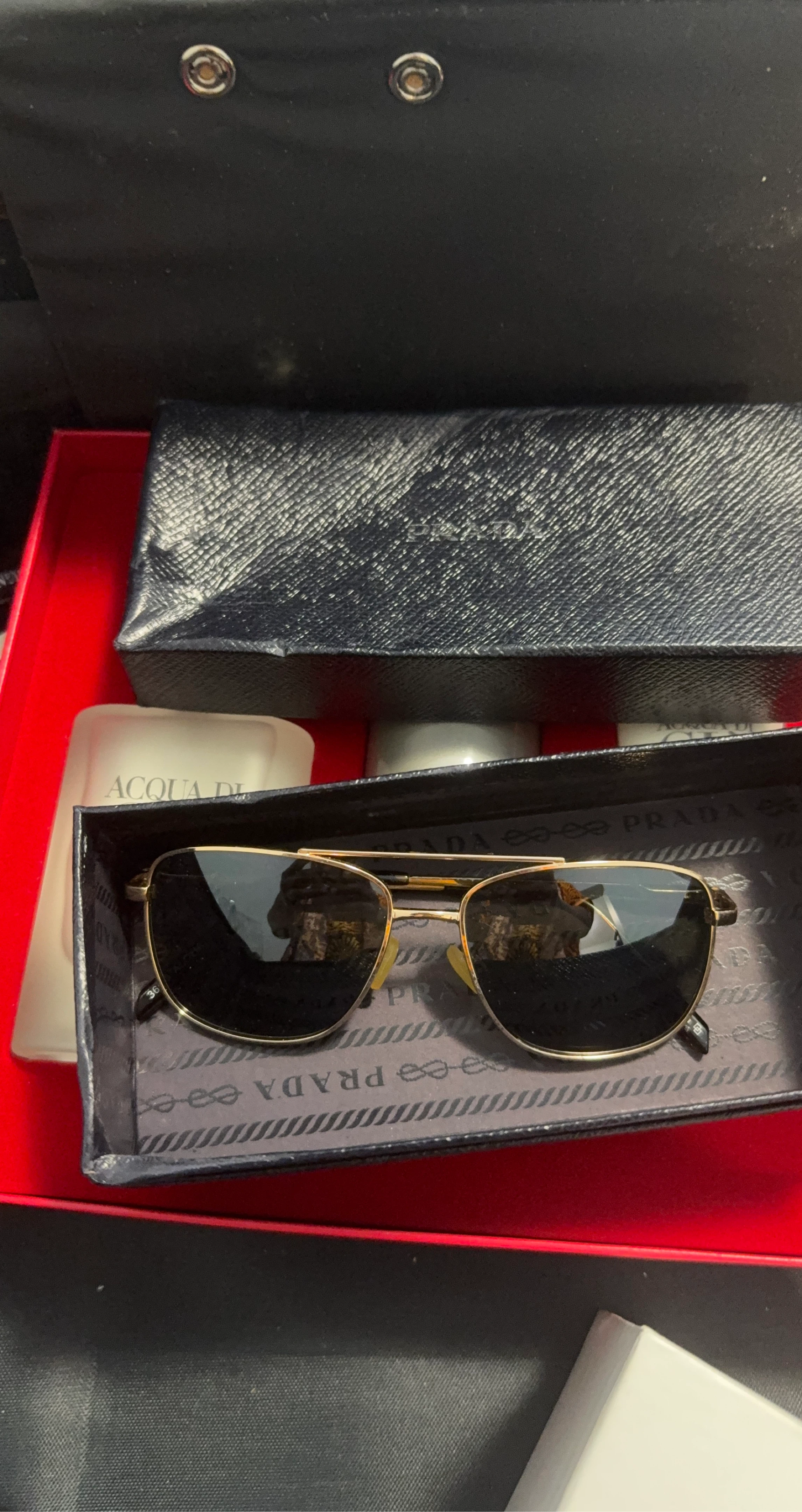 Prada Sunglasses with Case