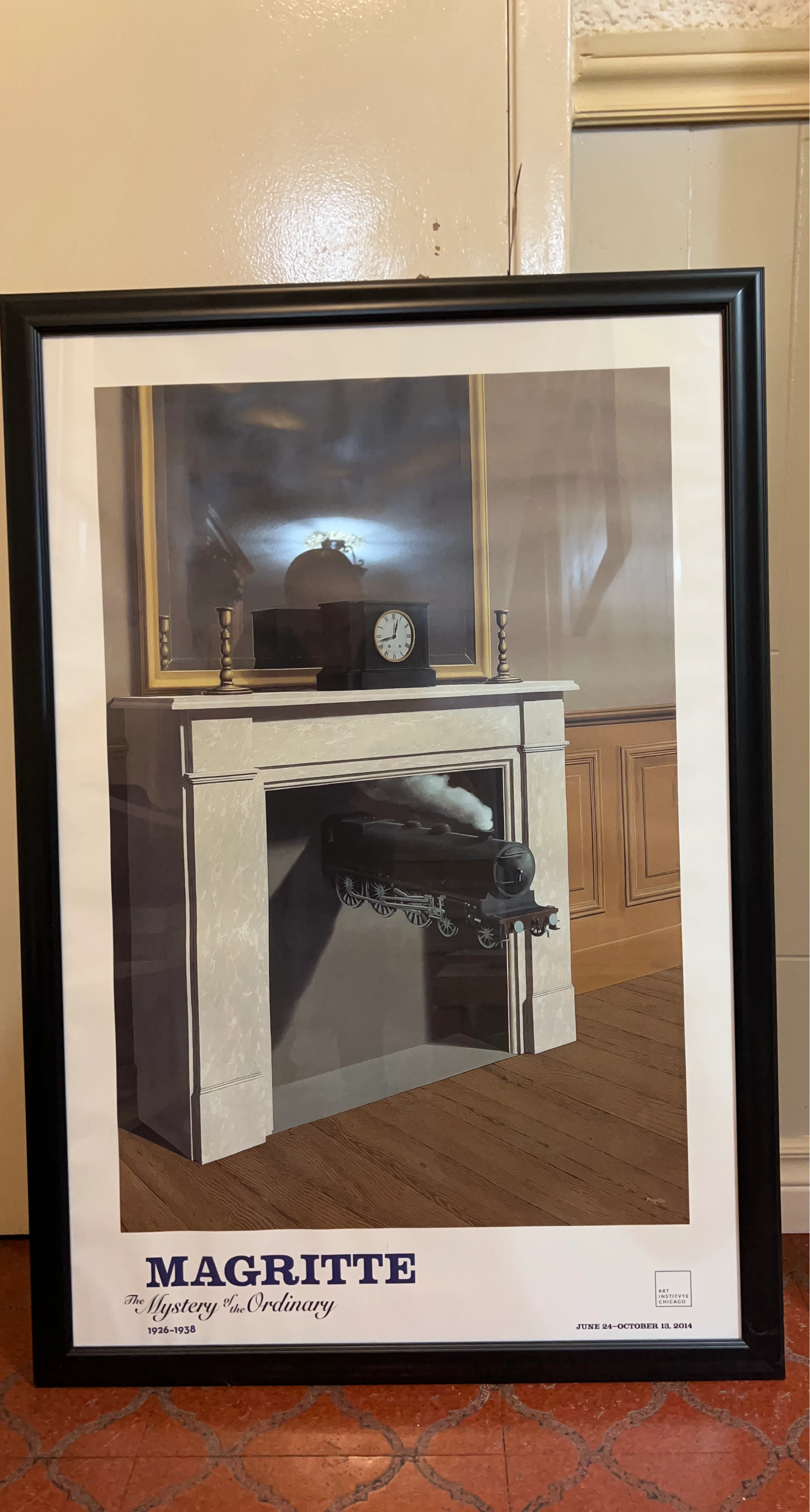 Framed Art Print: Magritte The Mystery of the Ordinary