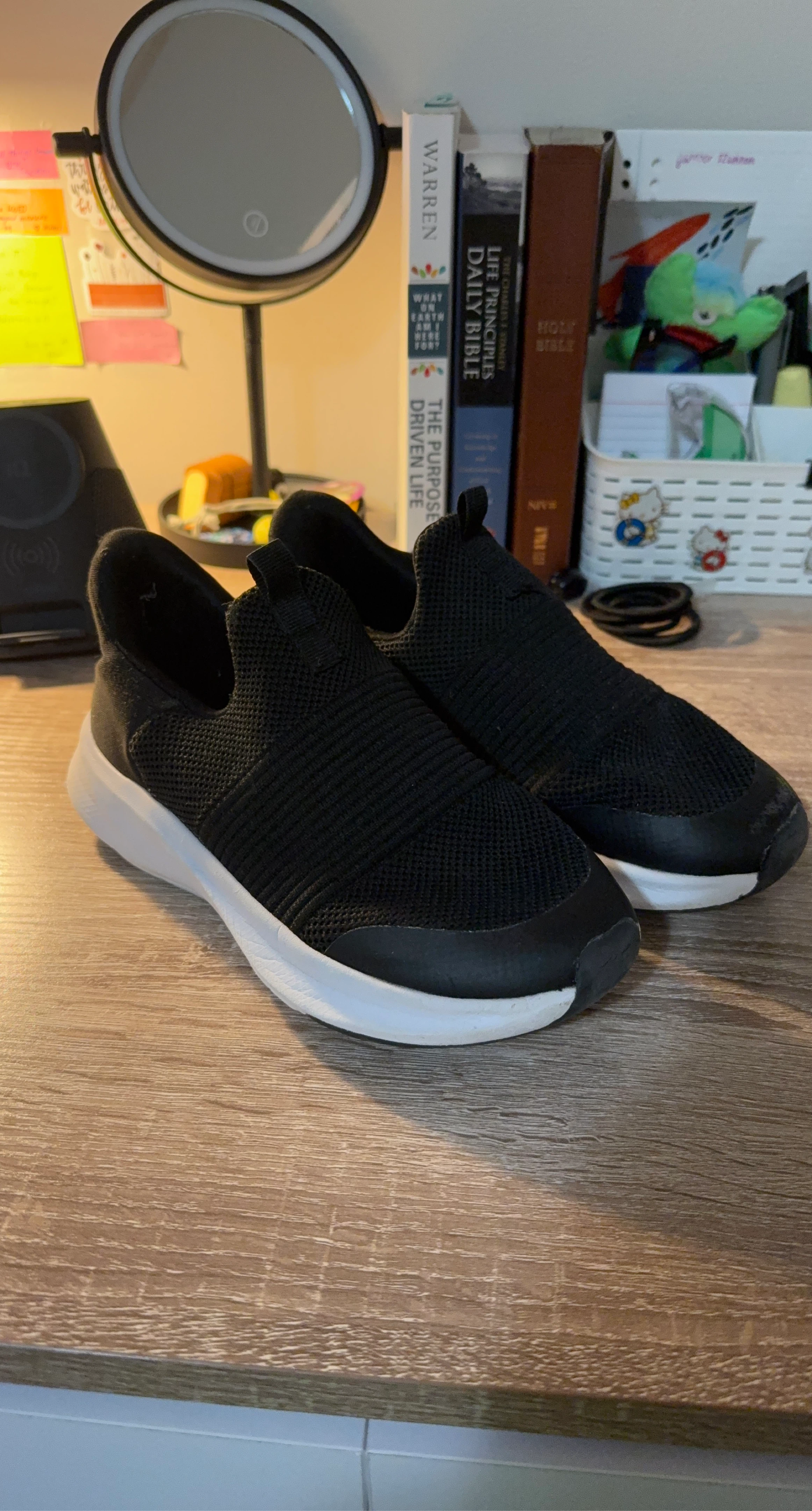 Black Slip-on Sneakers