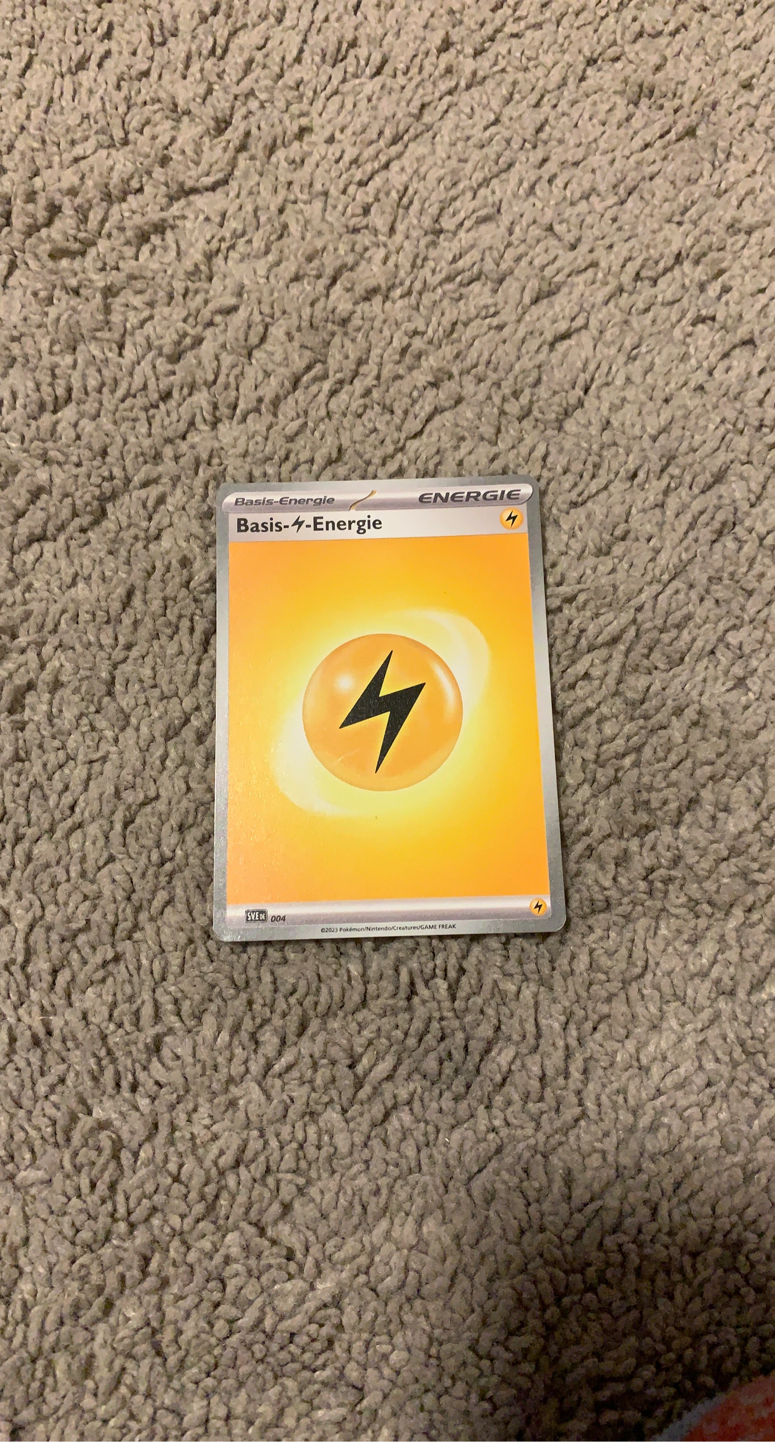 Pokemon Basis-Energie Card