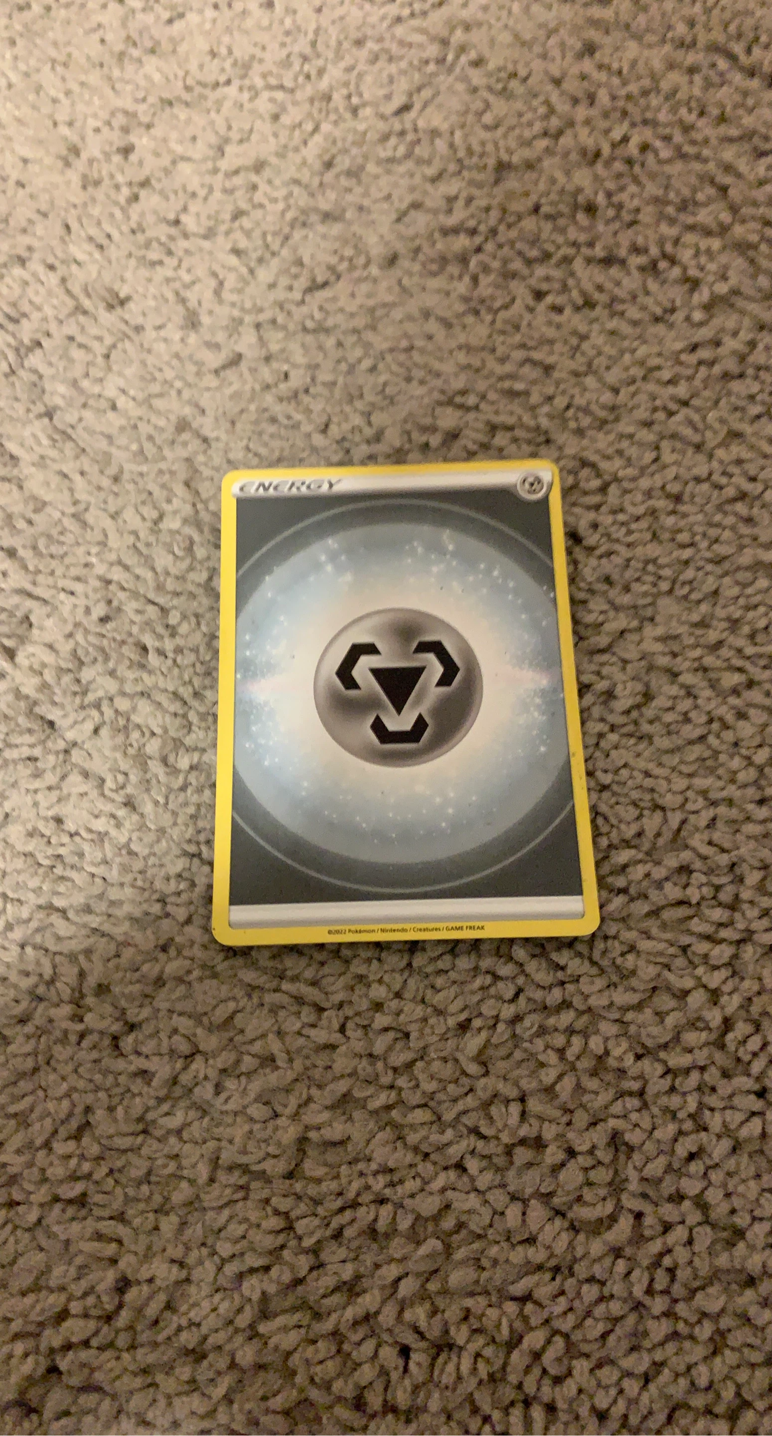 Pokémon Metal Energy Card