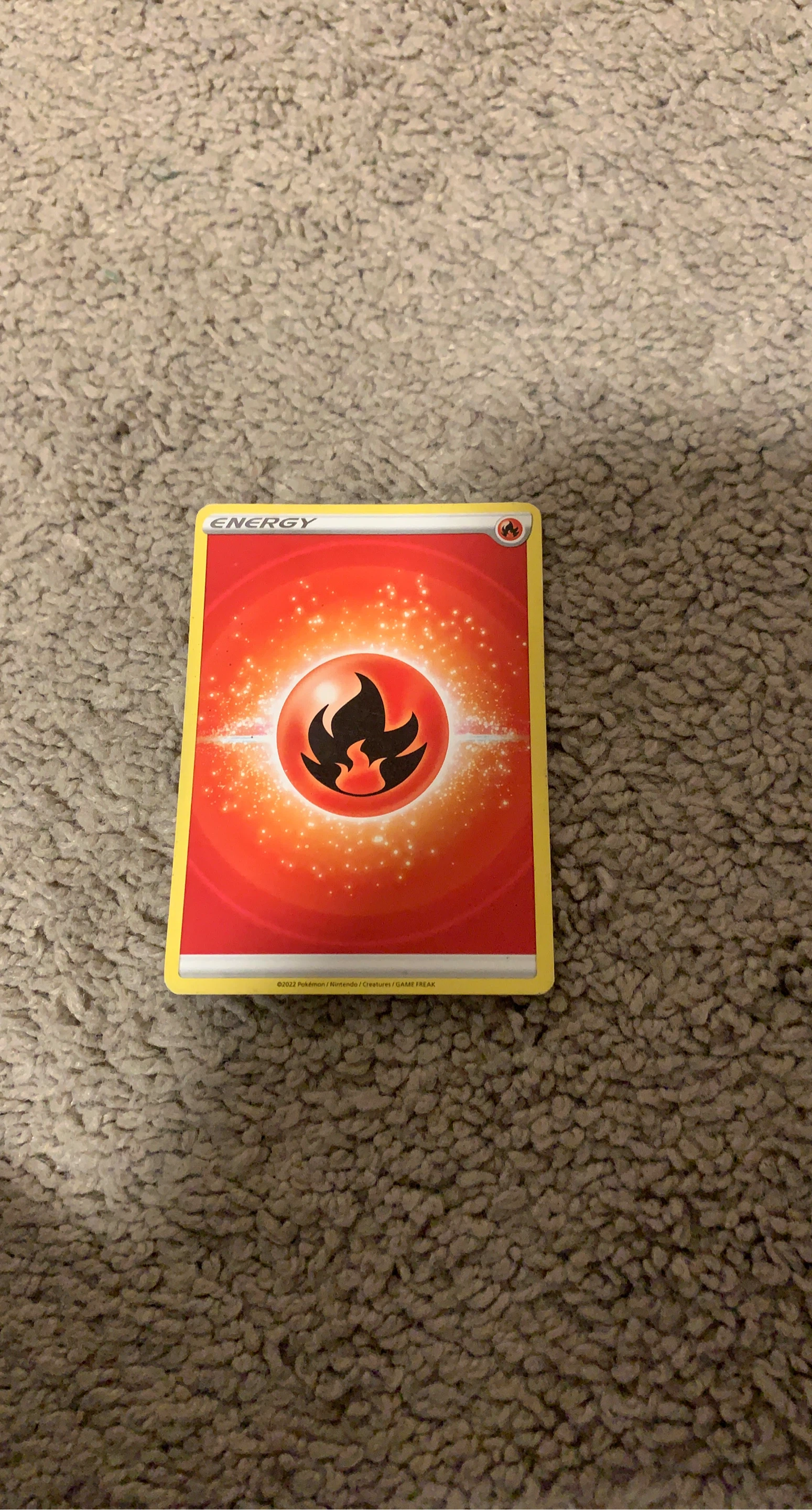 Pokémon TCG Fire Energy Card