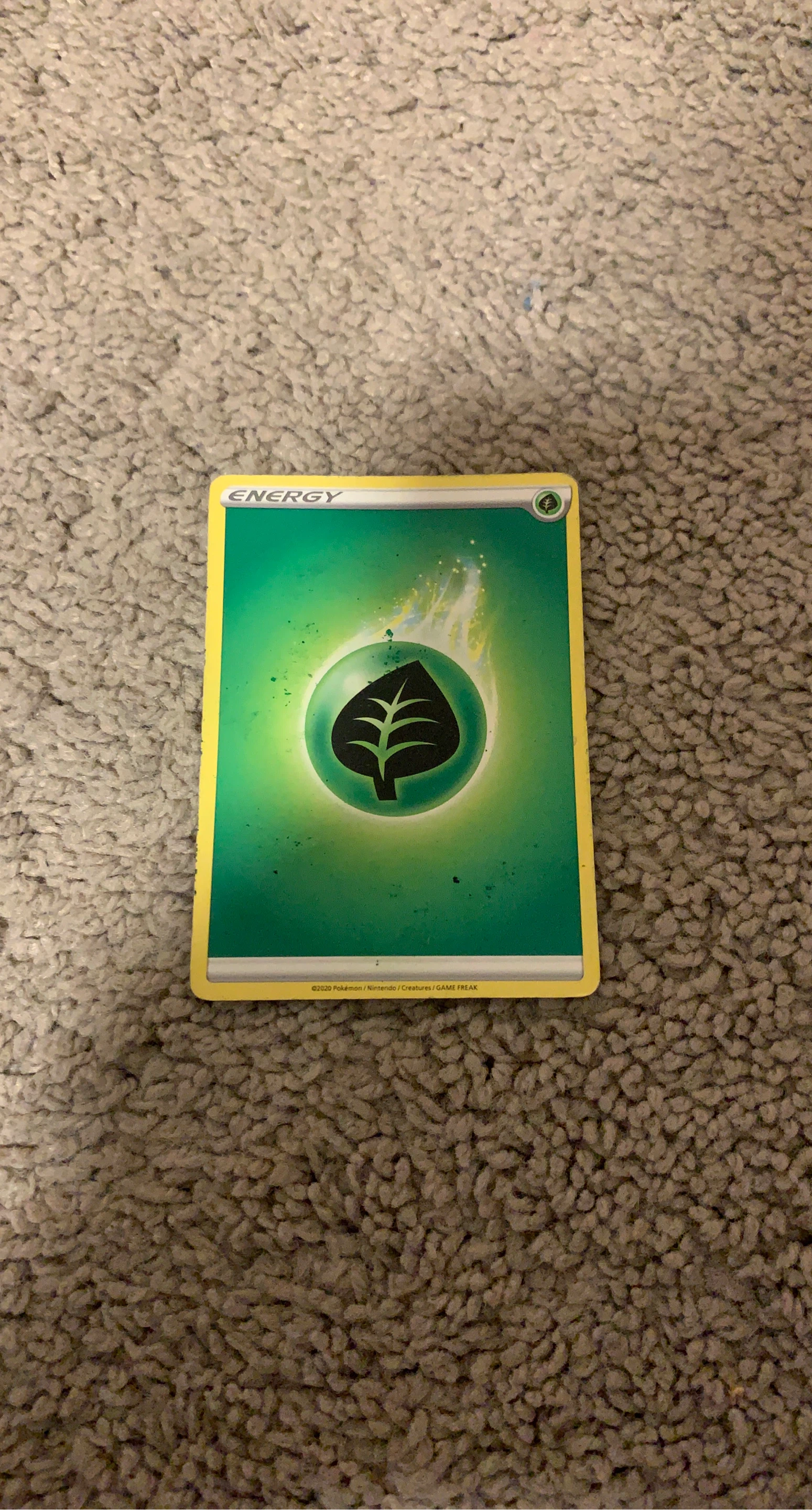 Pokemon TCG Grass Energy Card 2020