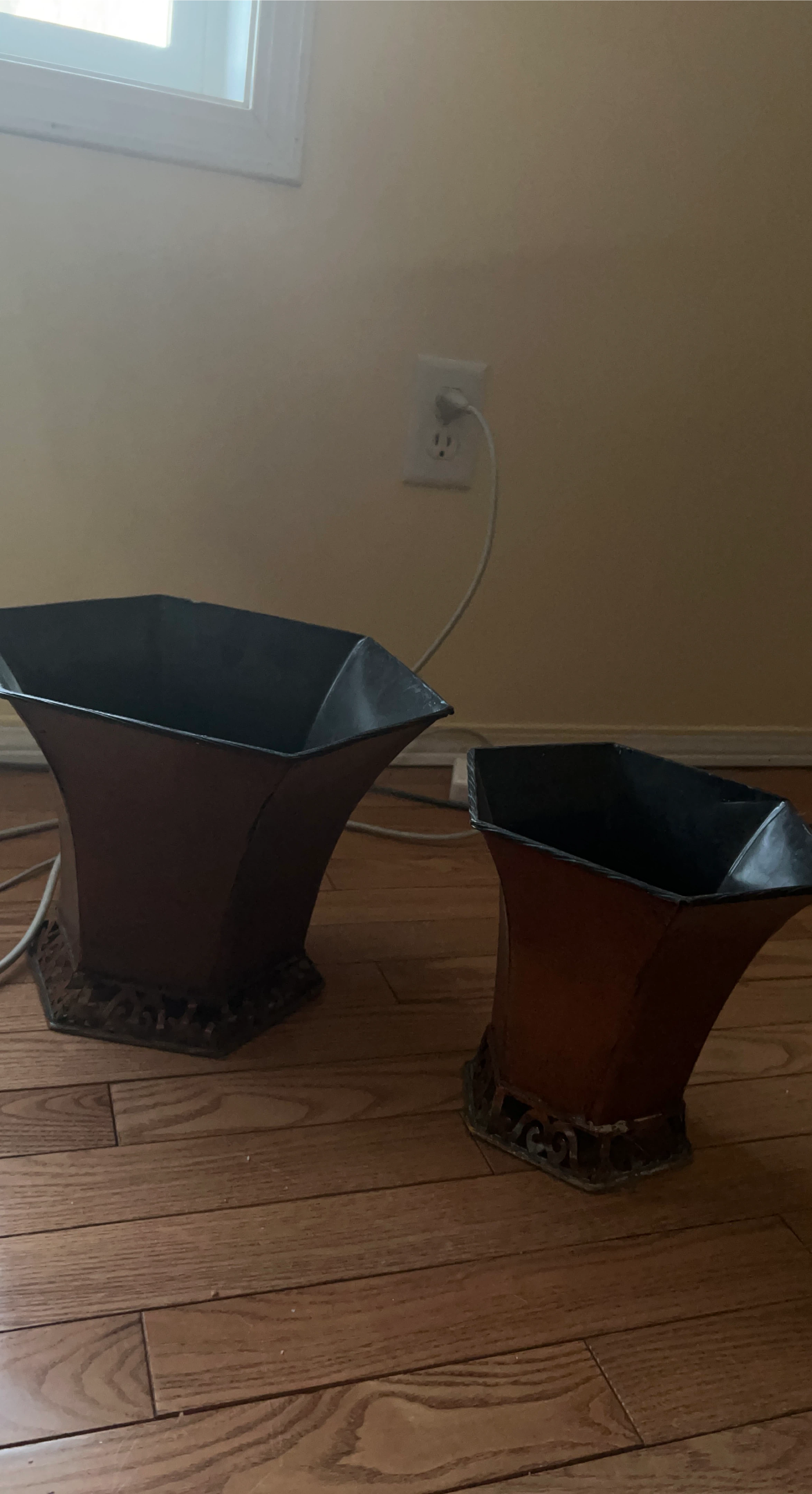 Set of 2 Decorative Planters
