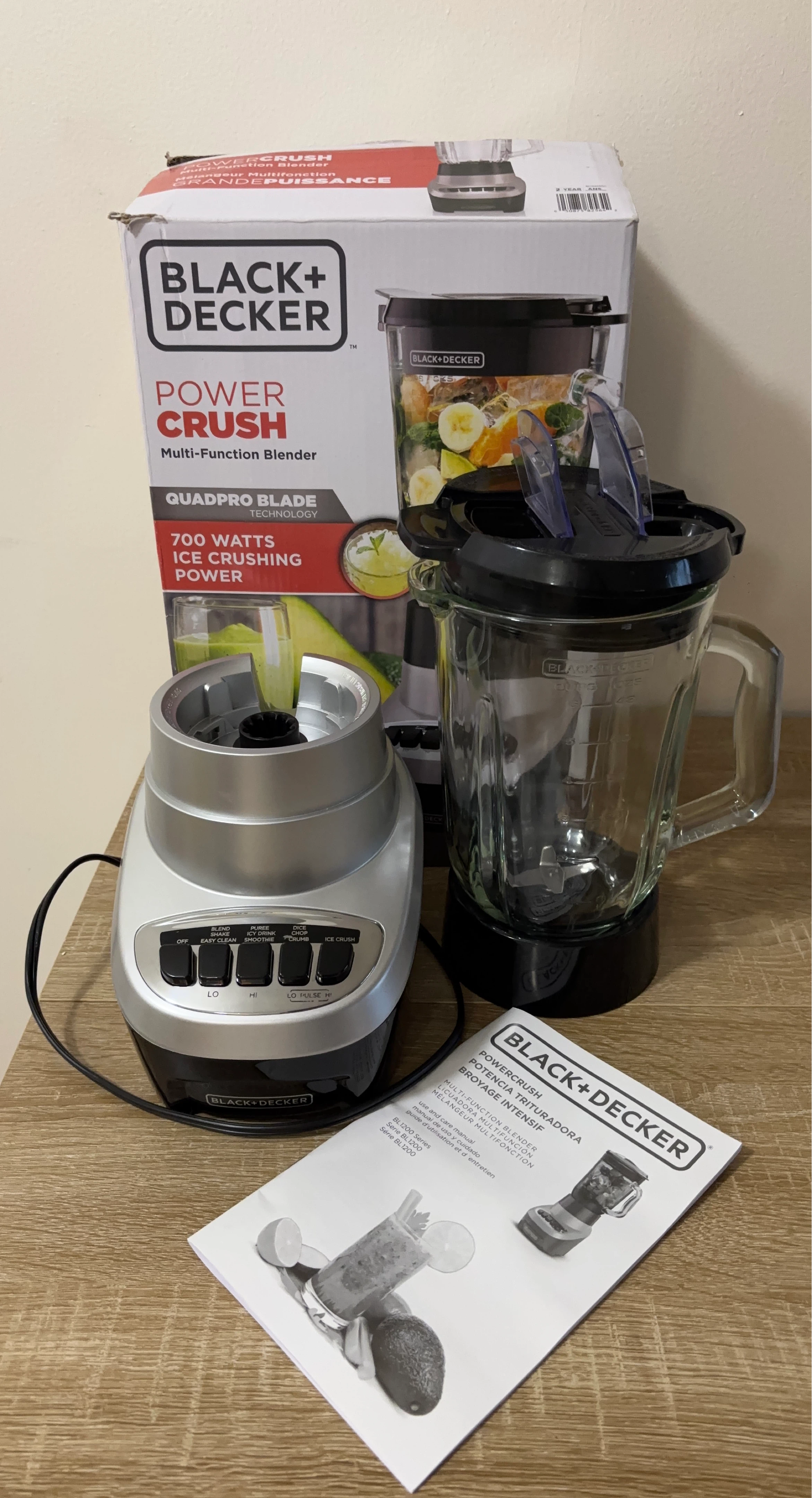Black+Decker Power Crush Multi-Function Blender