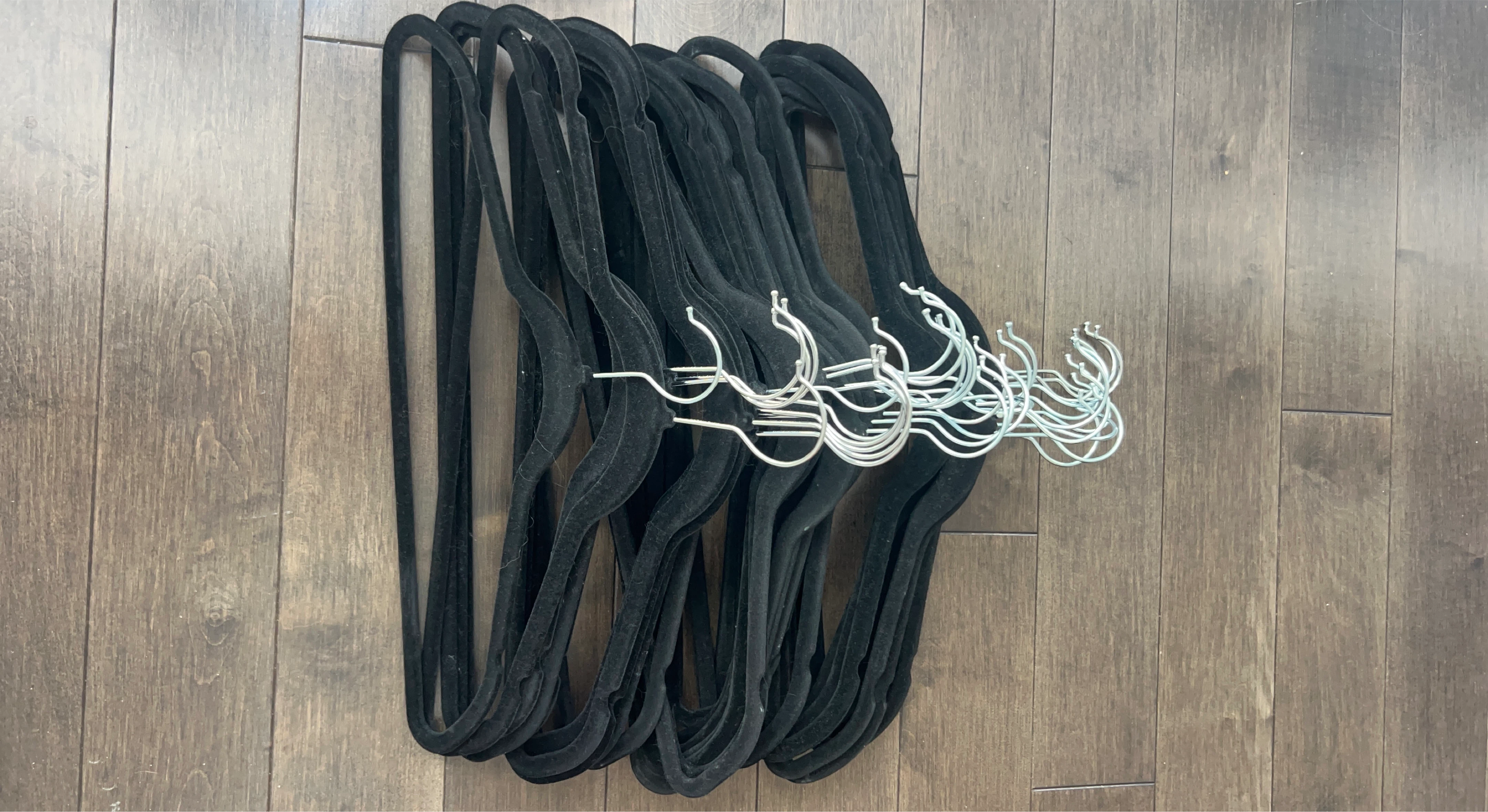 Black Velvet Hangers (Set of 30)