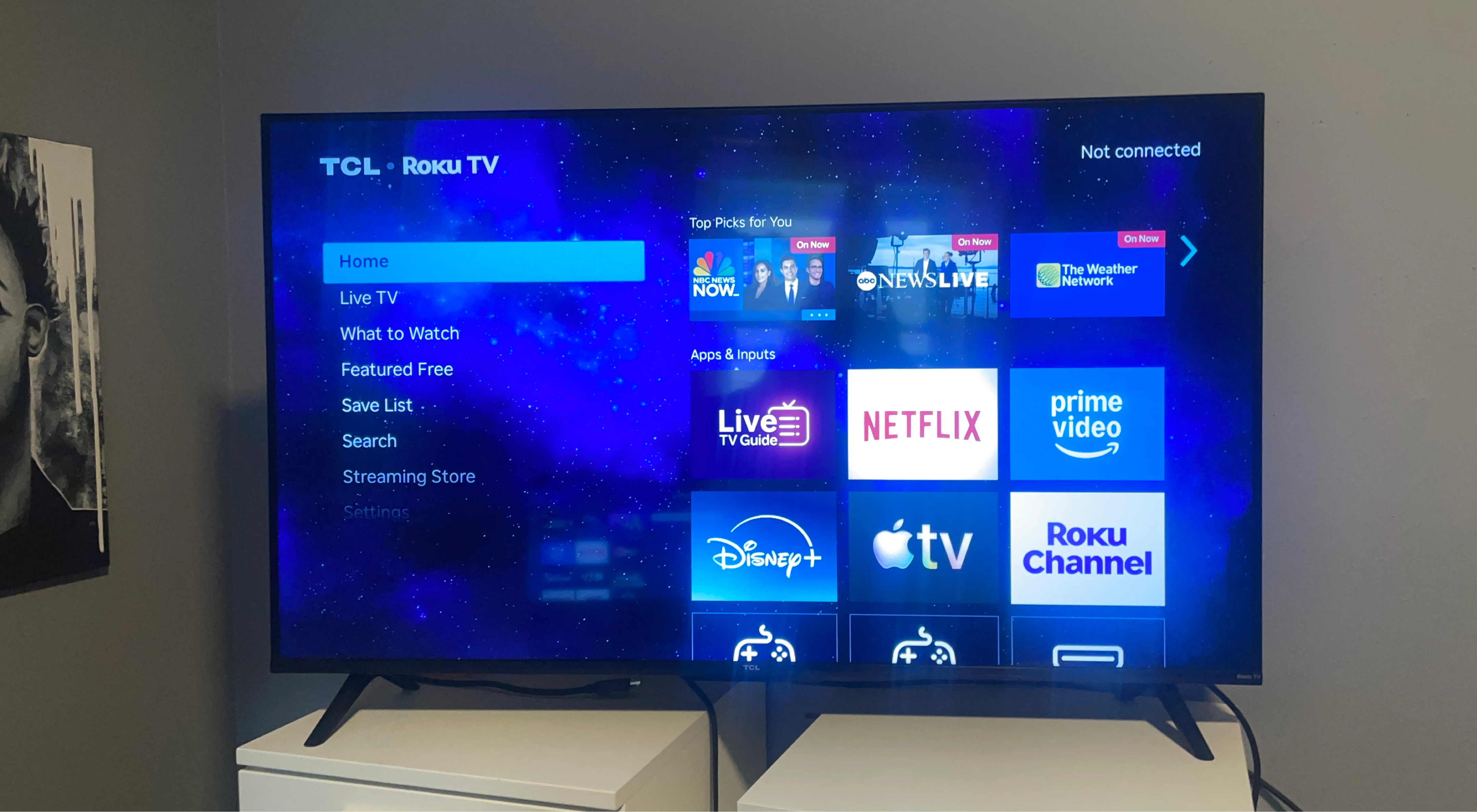 43” TCL Roku TV
