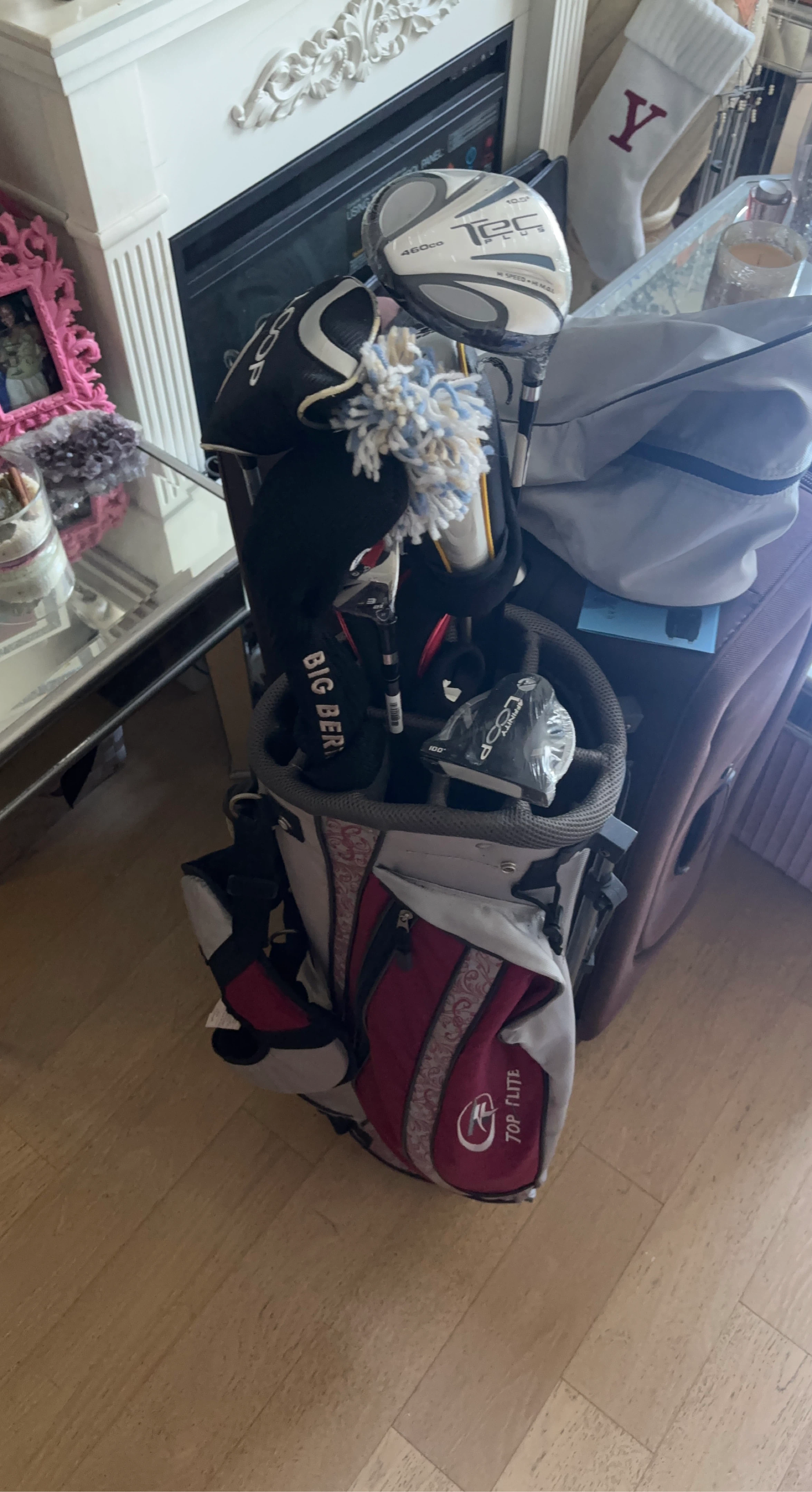 Top Flite Golf Bag with Clubs