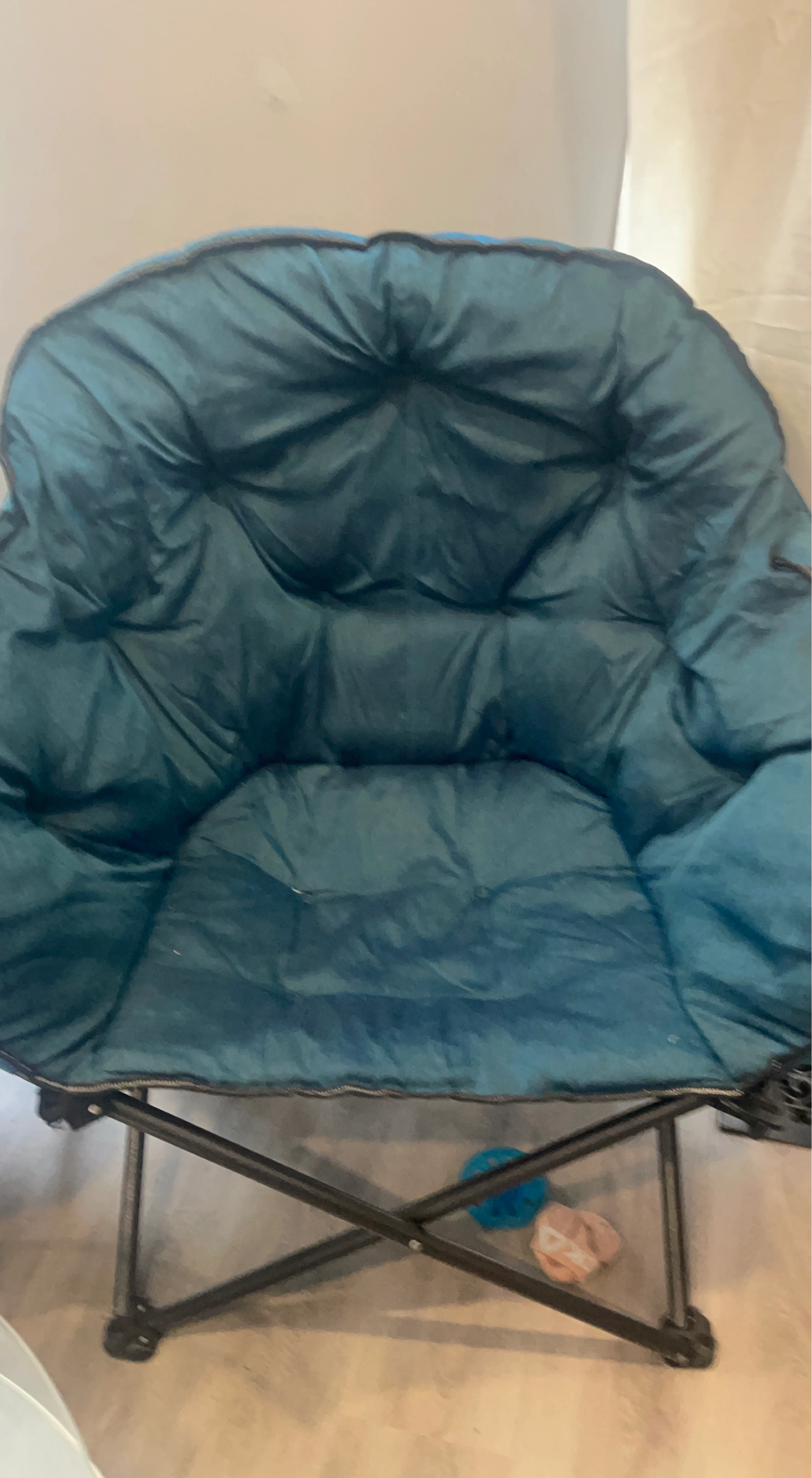 Teal Padded Folding Camp Chair