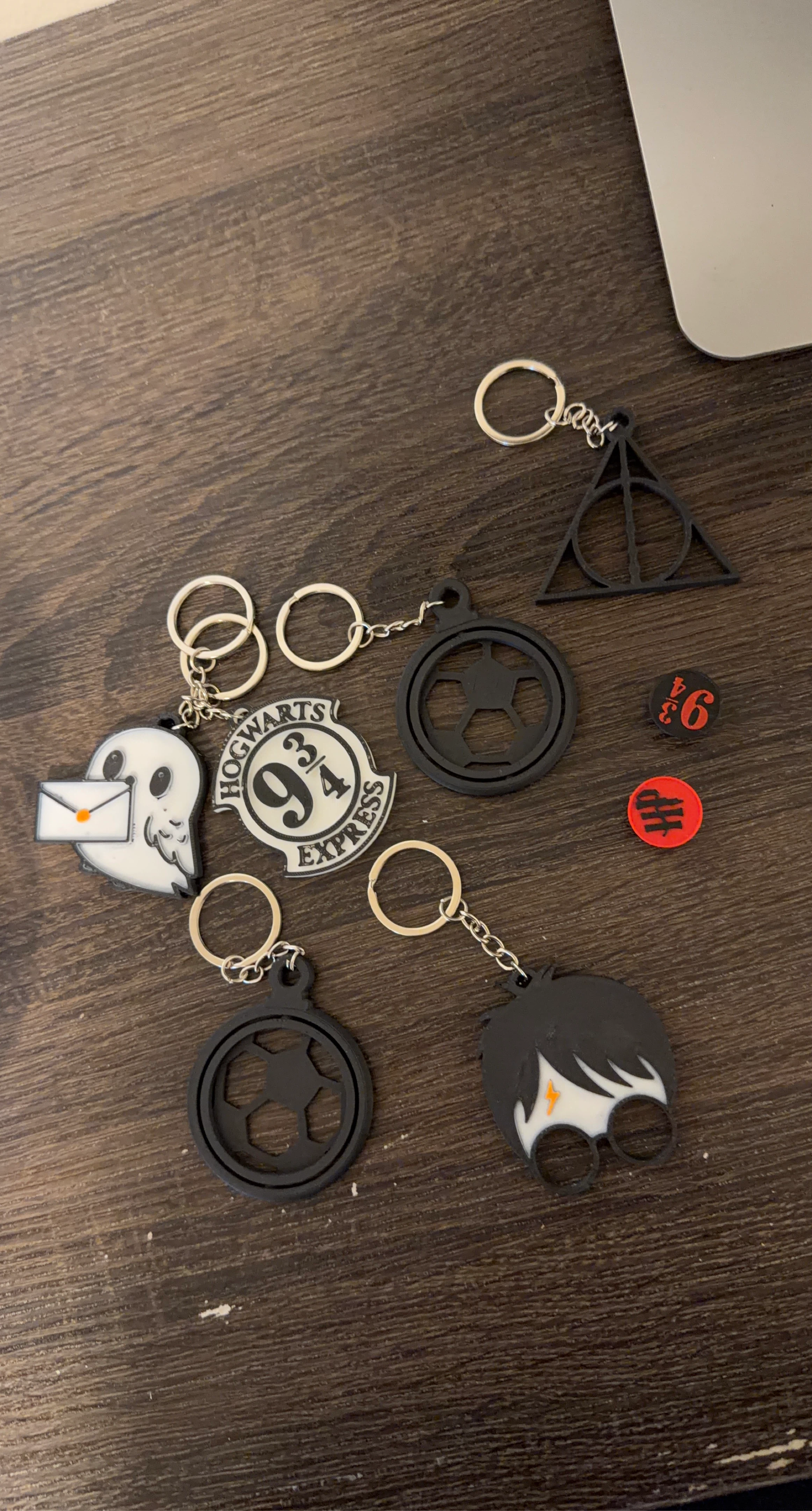 Harry Potter Keychain Set