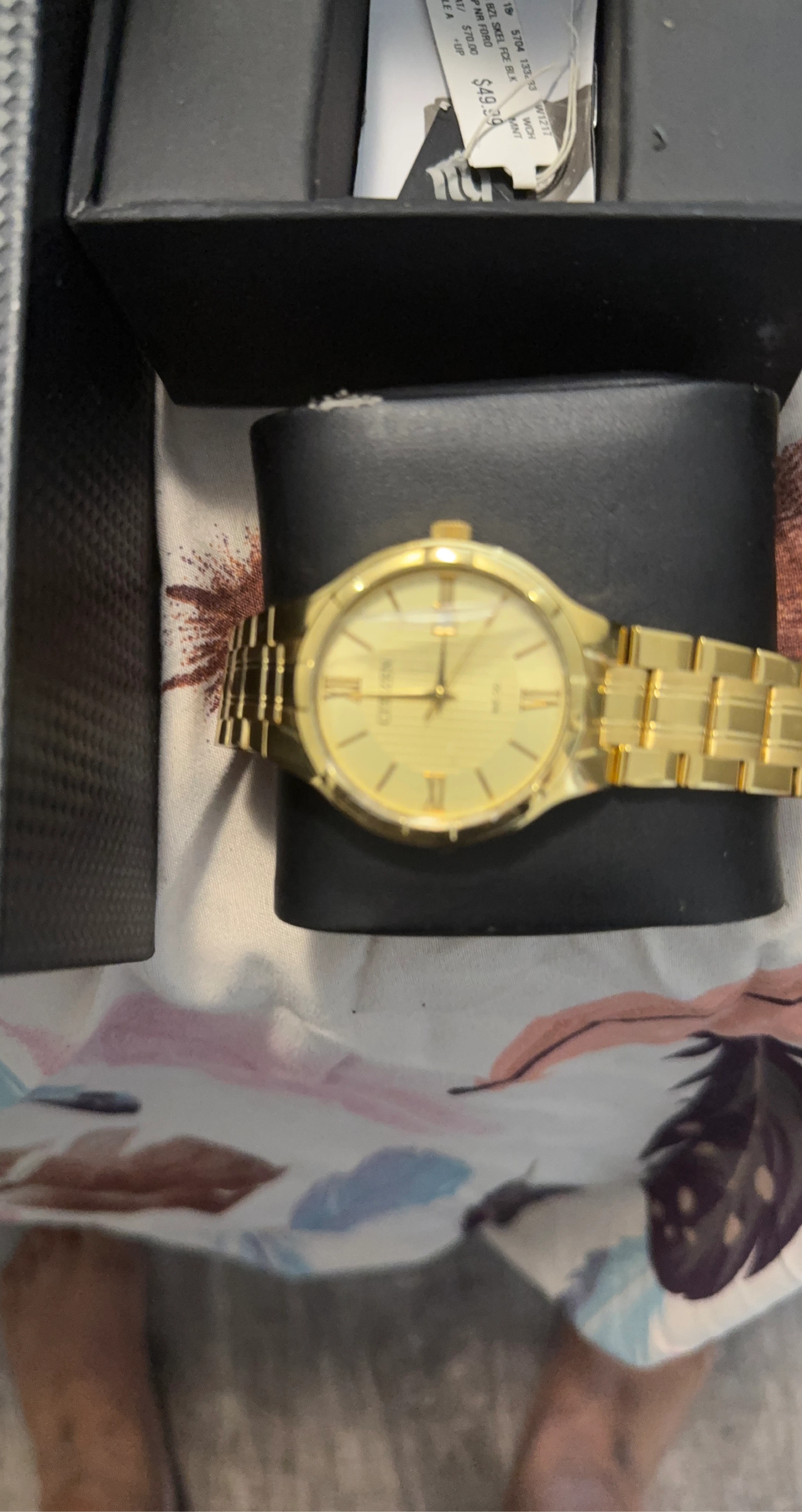 Gold Tone Watch